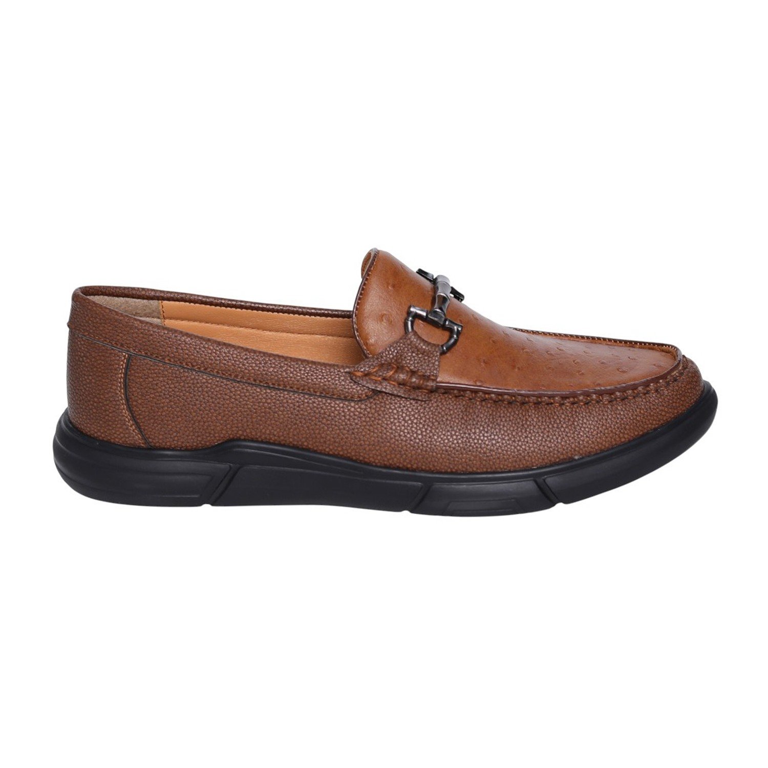 Men Tan Orion Bit Loafers