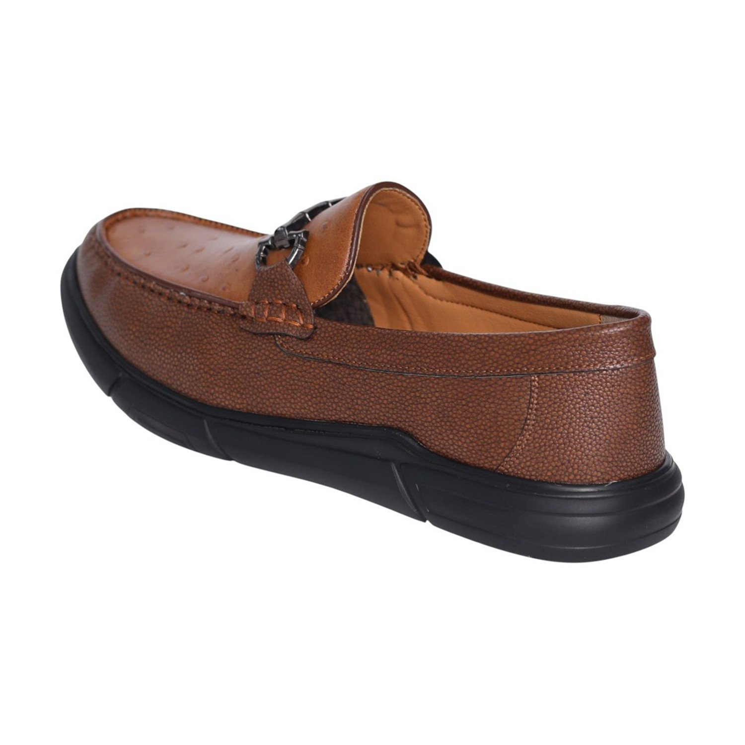 Men Tan Orion Bit Loafers