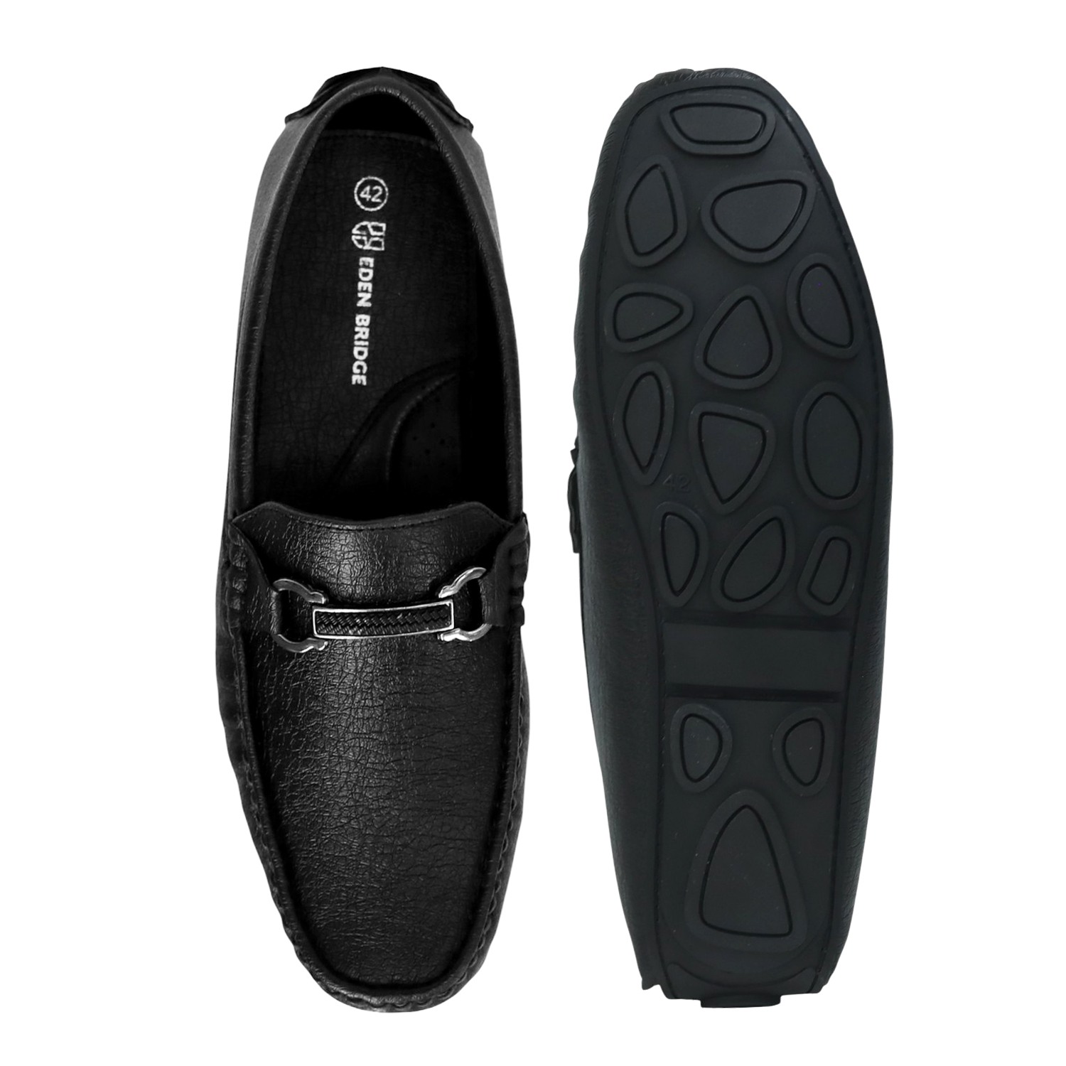 Men’s Classic Black Loafers with Soft Sole