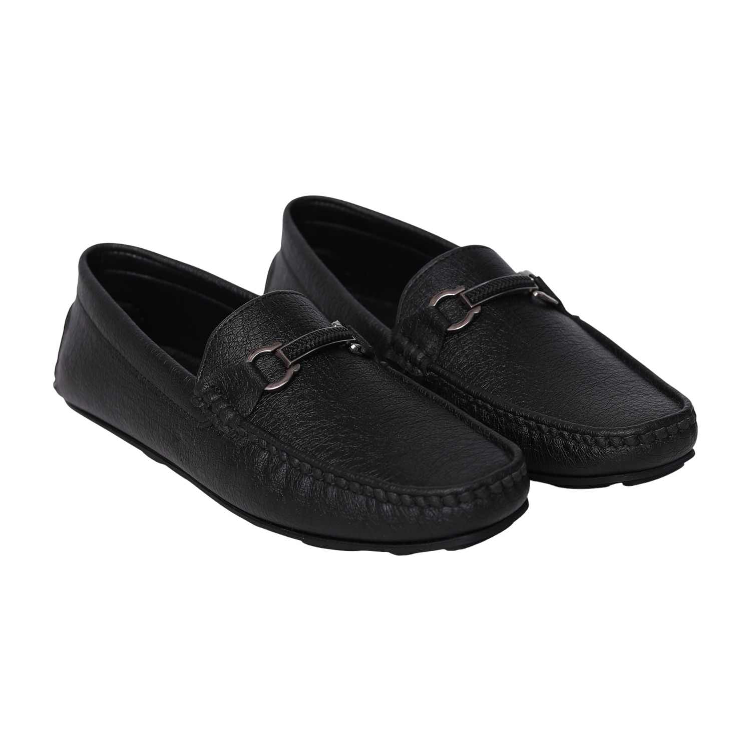 Men’s Classic Black Loafers with Soft Sole
