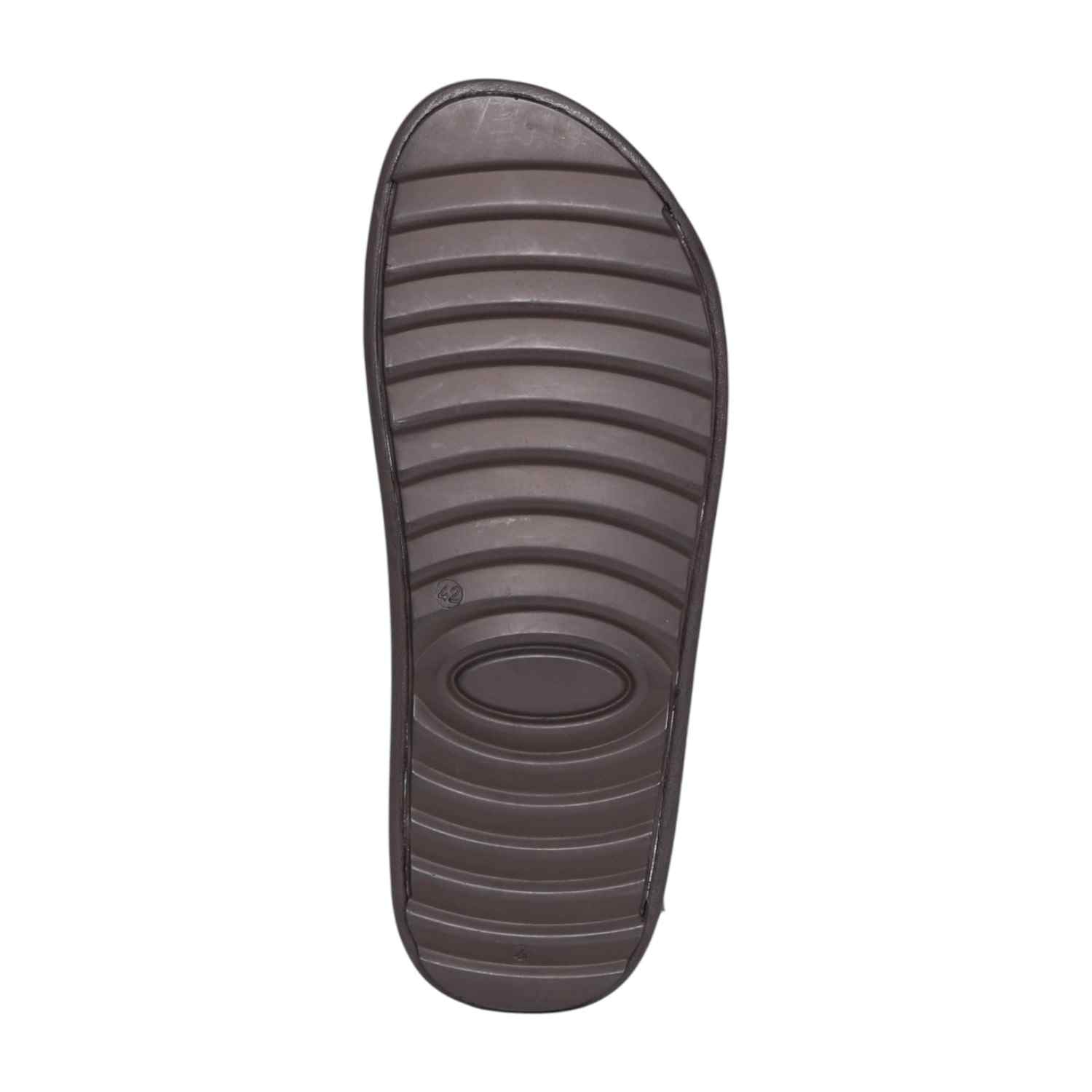 Men Brown Double-Strap Comfort Sandals