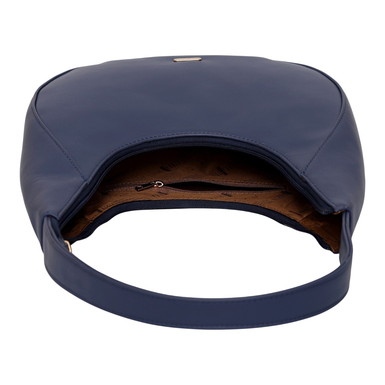 Deep Azure Crescent Bag