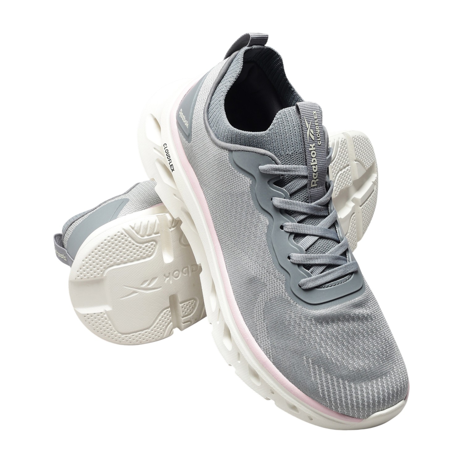 Women Grey Reebok Women Walking Shoes