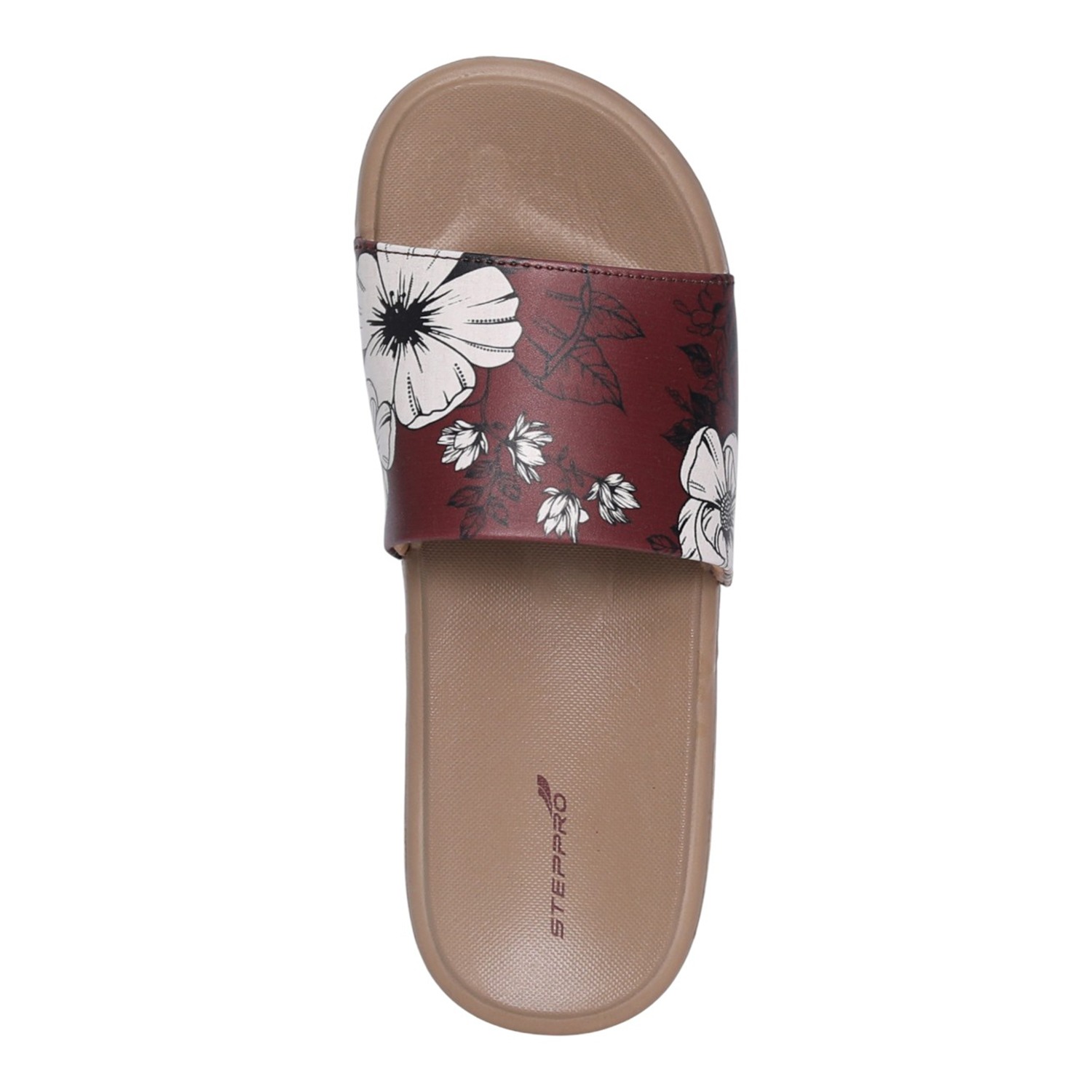 Women Autumn Bloom Floral Slides