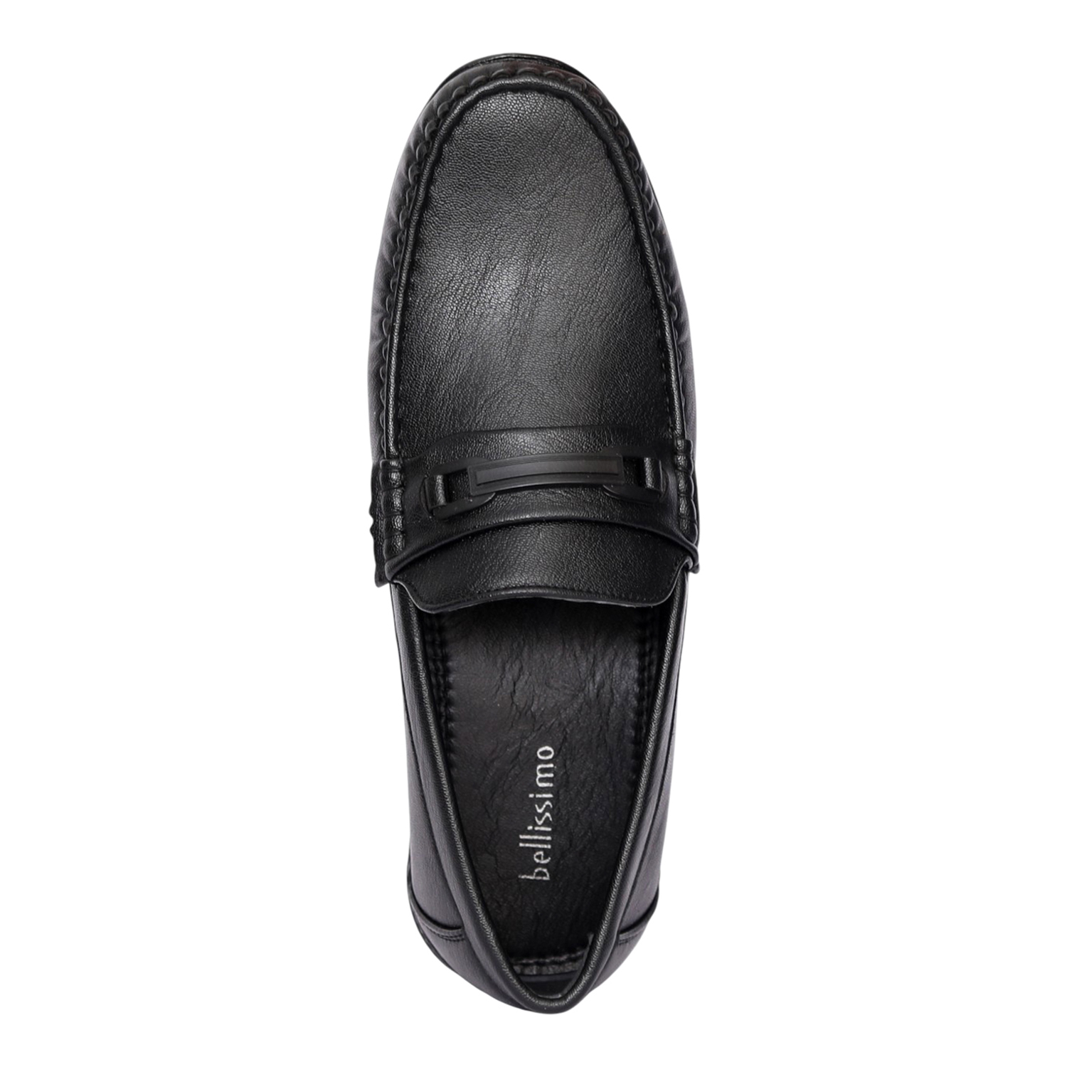 Men Black Stratton Strap Loafers