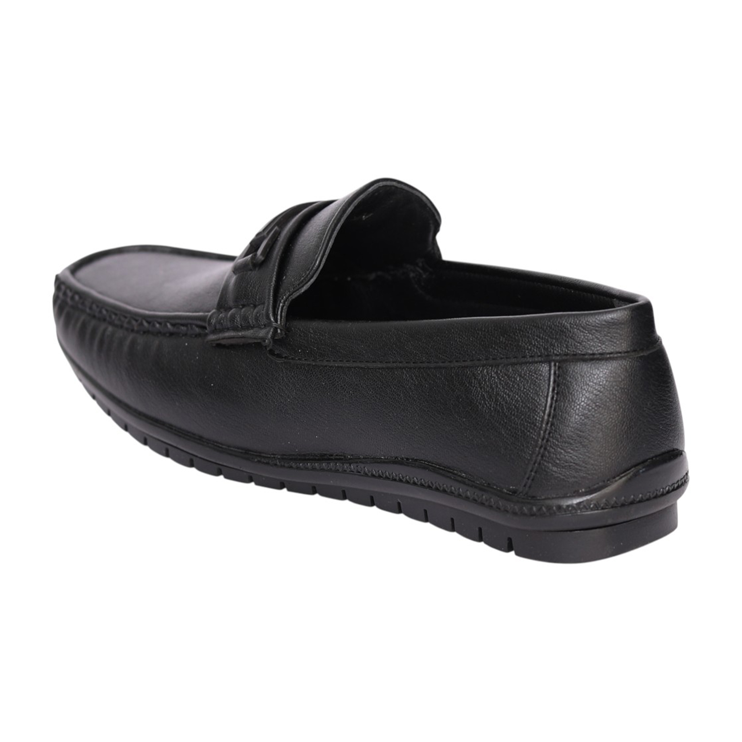 Men Black Stratton Strap Loafers