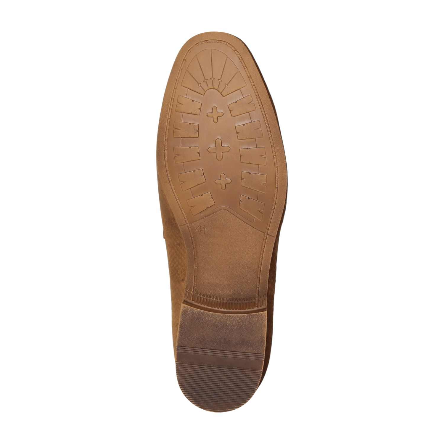 Men Tan Sorrento Textured Loafers