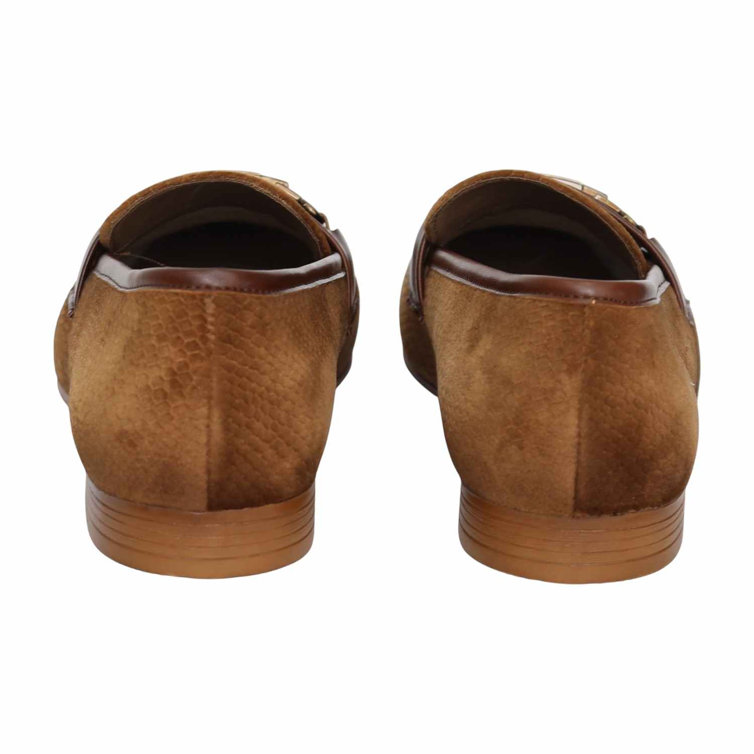 Men Tan Sorrento Textured Loafers