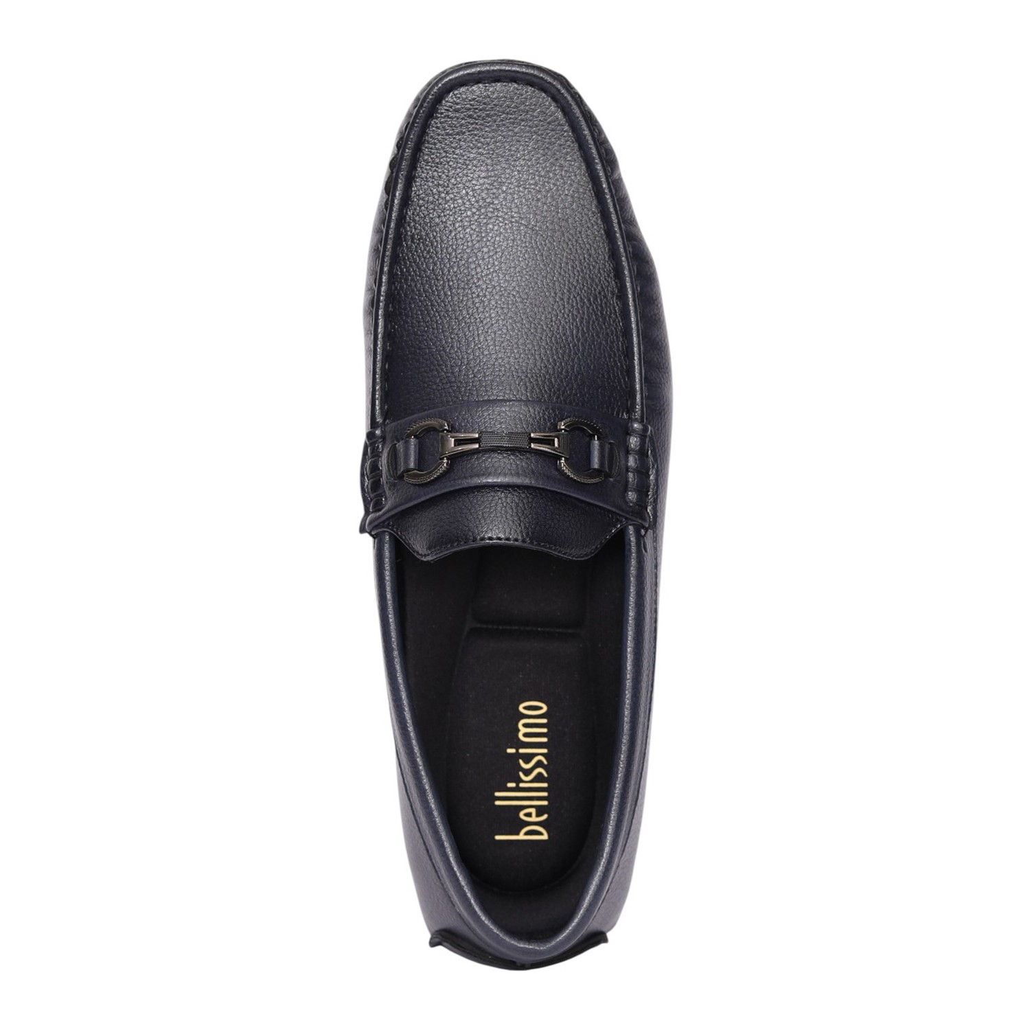 Men Navy Blue Montaire Bit Loafers