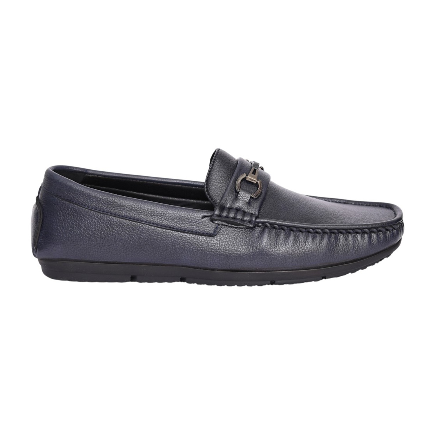 Men Navy Blue Montaire Bit Loafers