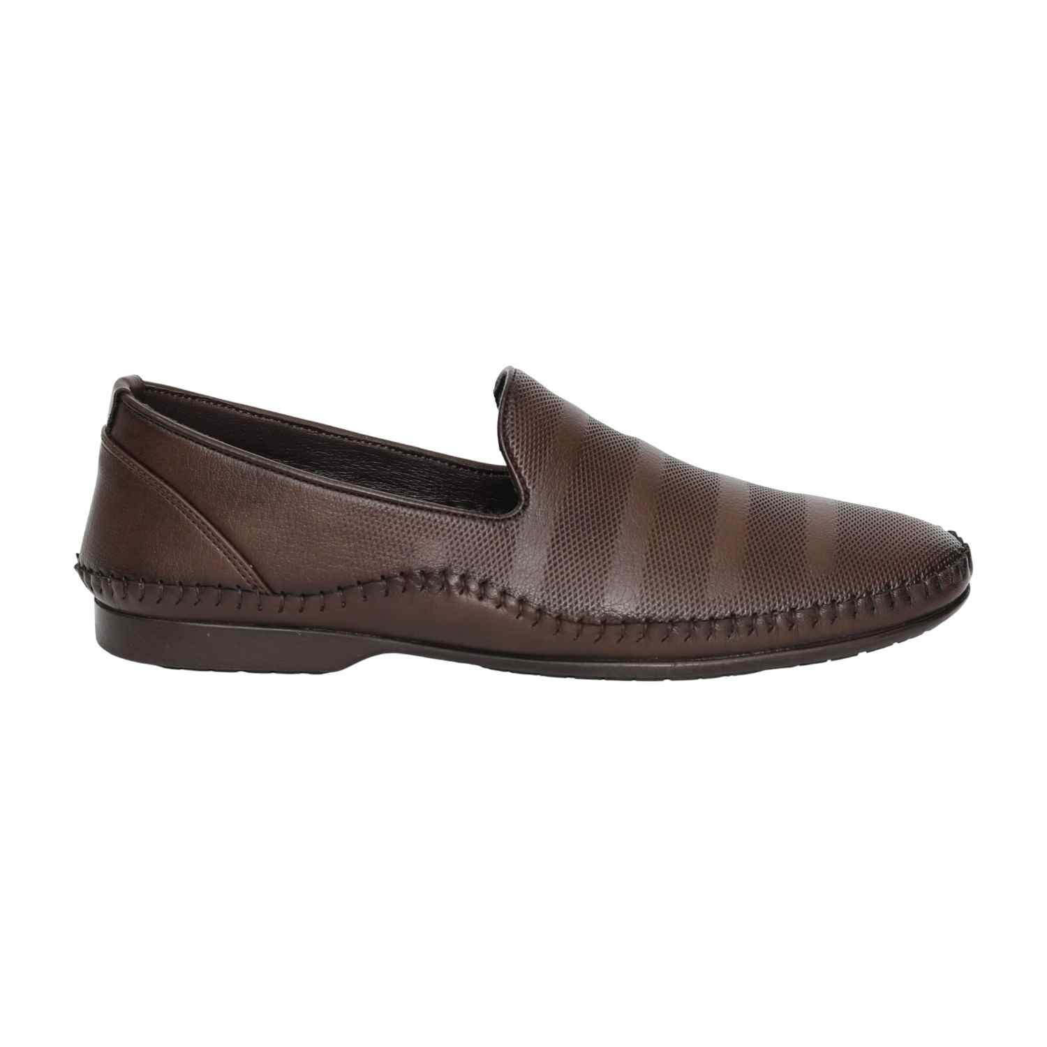 Men Brown Smart Comfort Slip-On Shoes