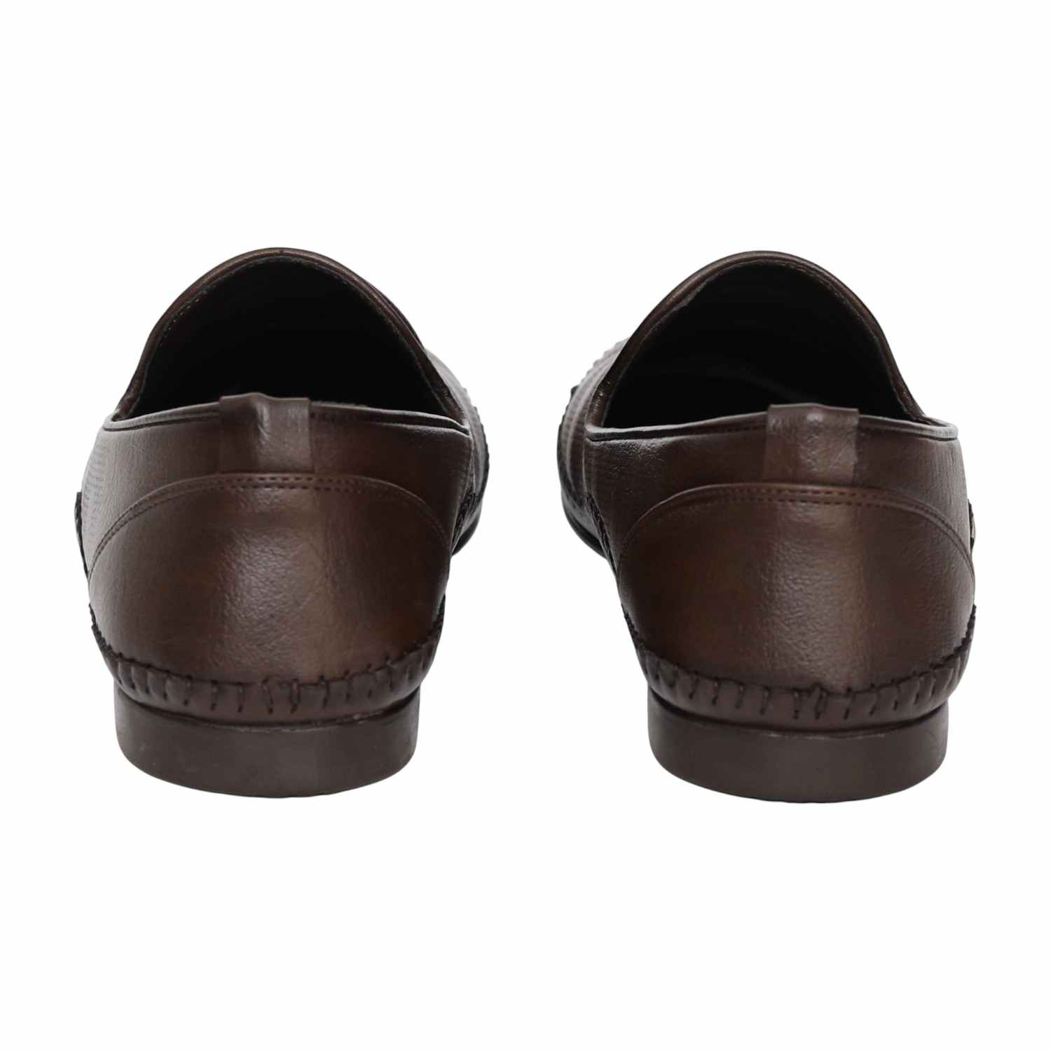Men Brown Smart Comfort Slip-On Shoes