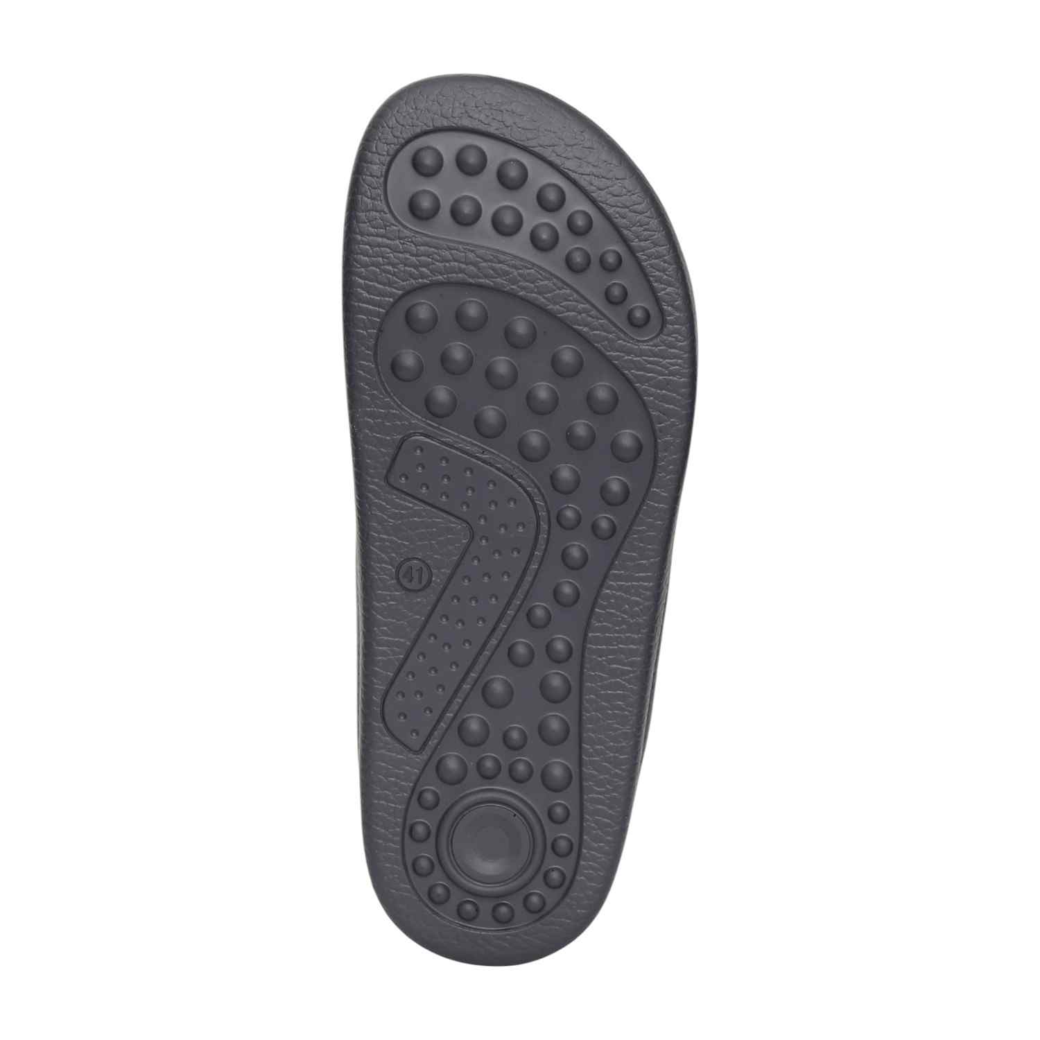 Men Black Streetwear-Inspired Thong Sandals