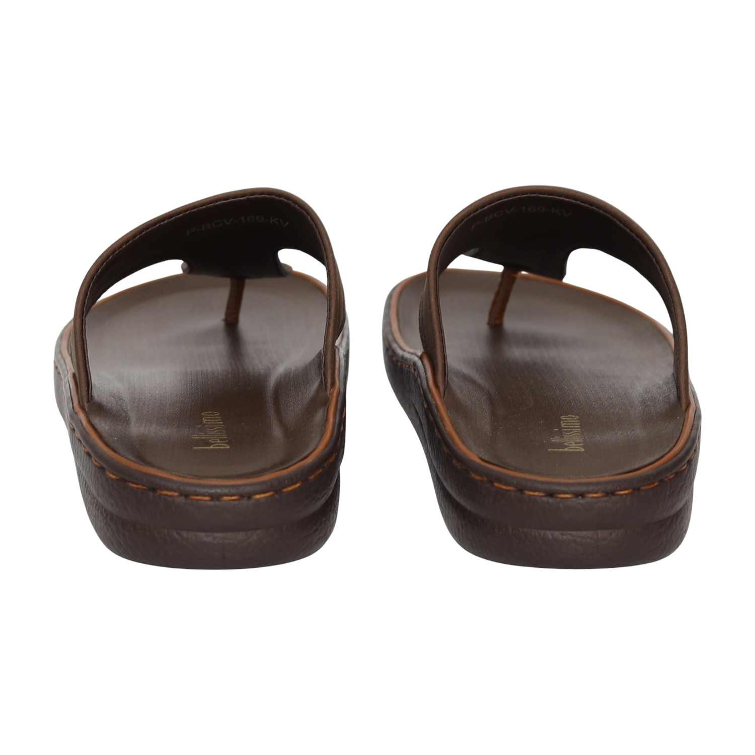 Men Brown Streamlined Casual Sandals