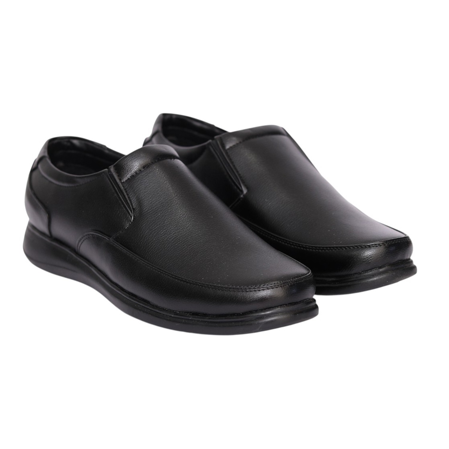 Men Black Polished Workwear Shoe