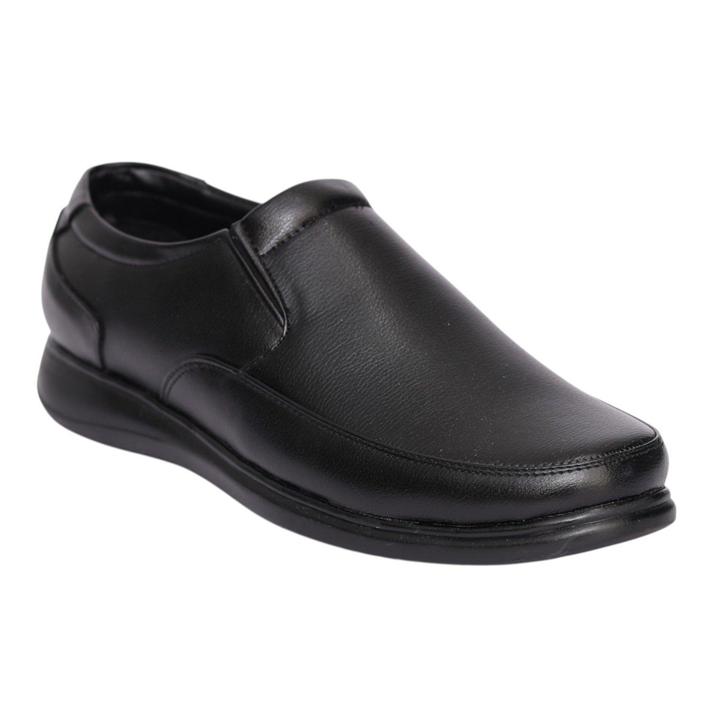 Men Black Polished Workwear Shoe
