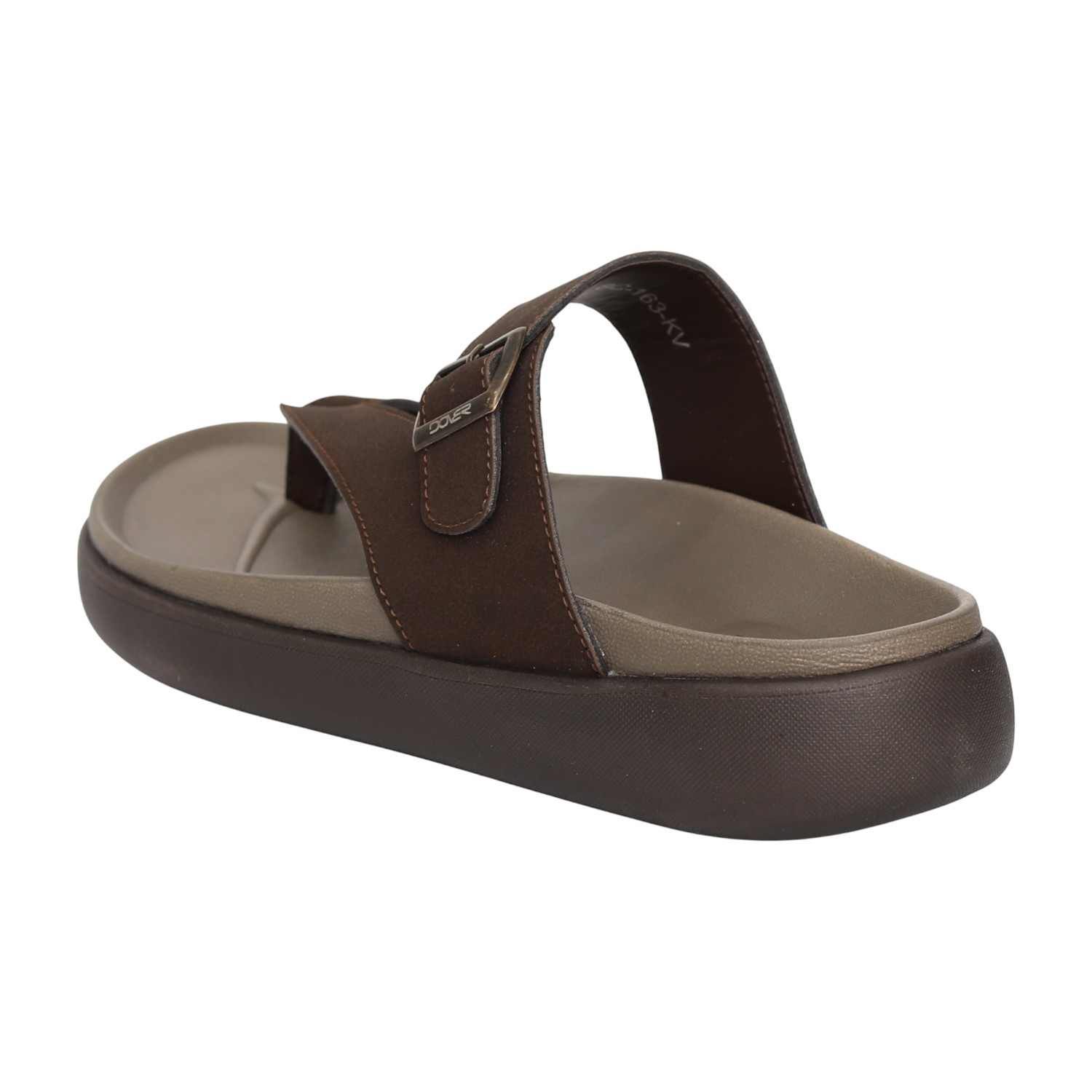 Men Brown UrbanGlide Comfort Toe-Post Sandals
