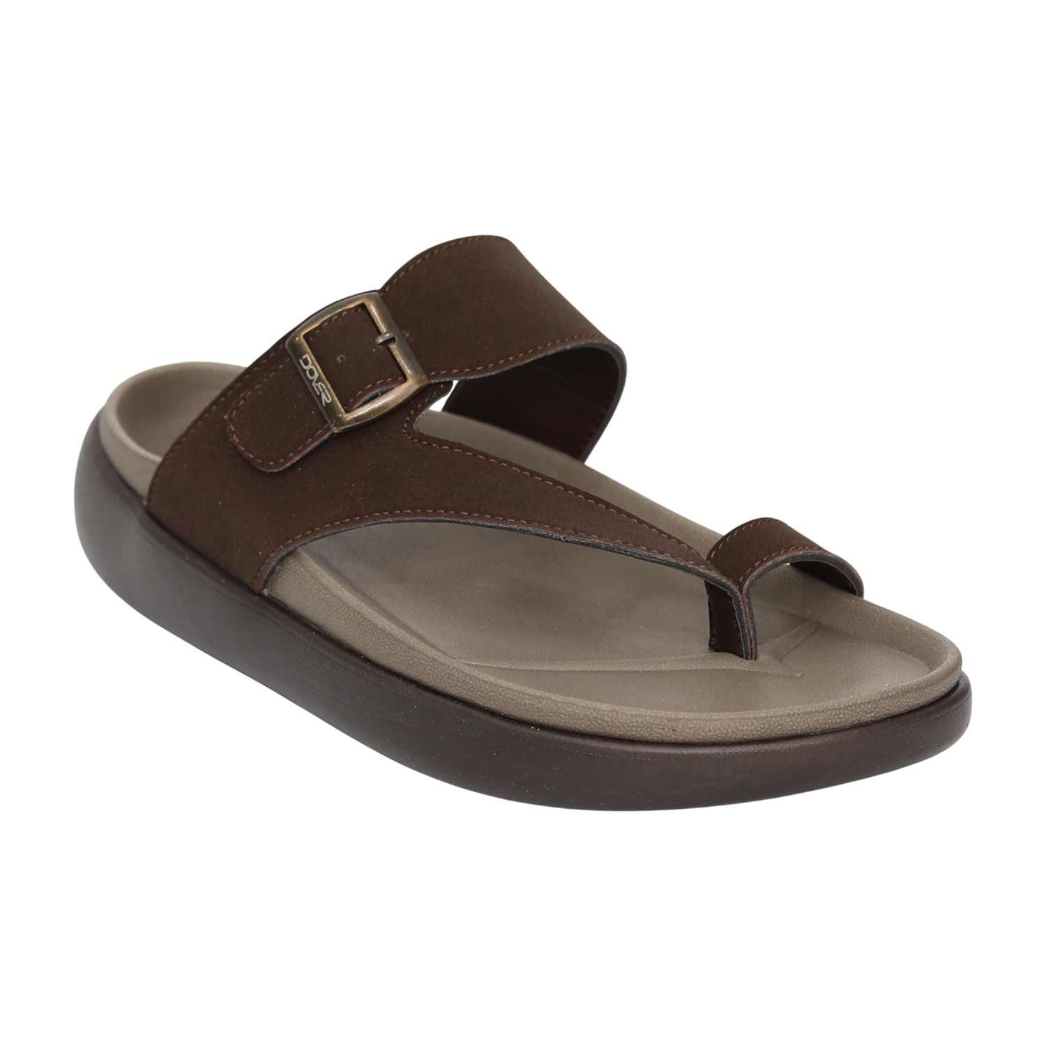 Men Brown UrbanGlide Comfort Toe-Post Sandals