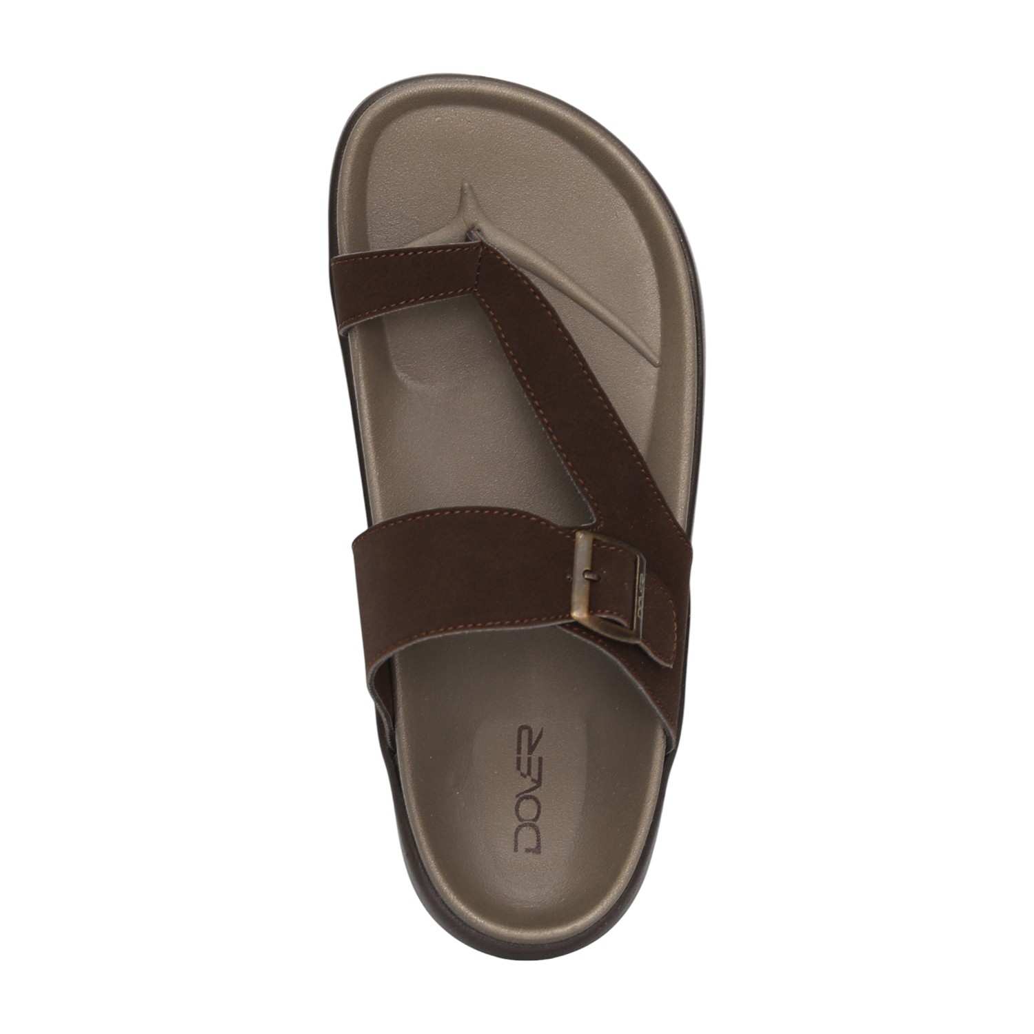 Men Brown UrbanGlide Comfort Toe-Post Sandals