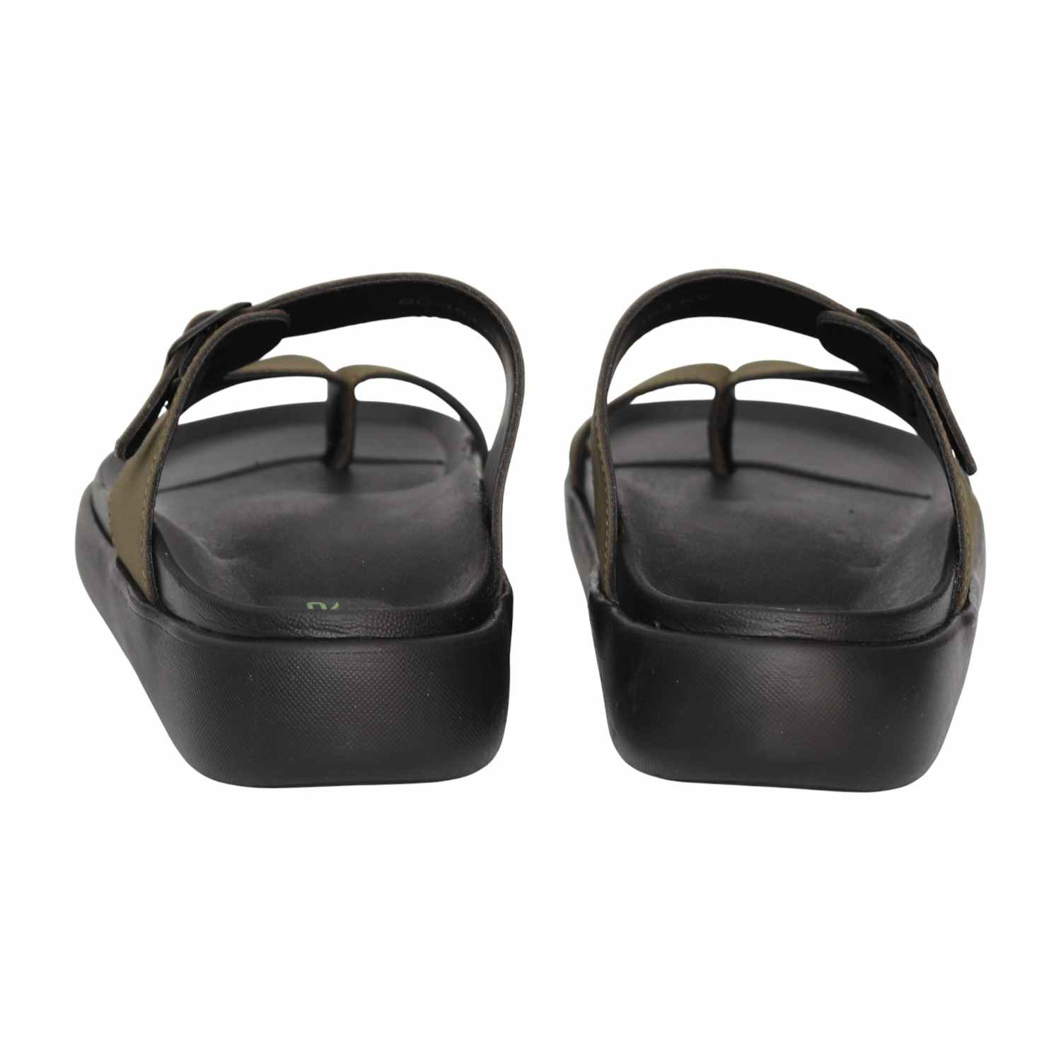 Men Olive UrbanGlide Comfort Toe-Post Sandals