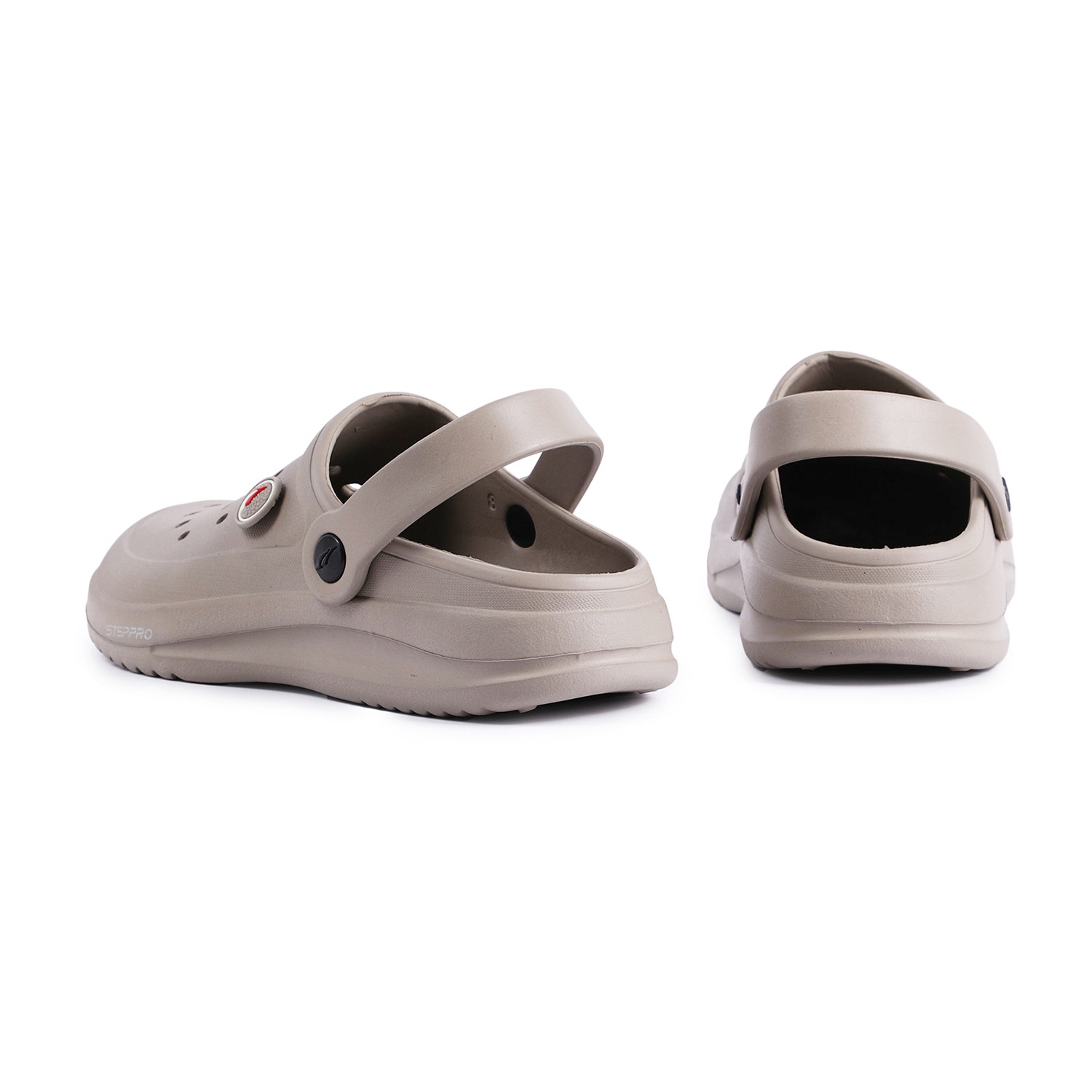 Men Beige Clogs