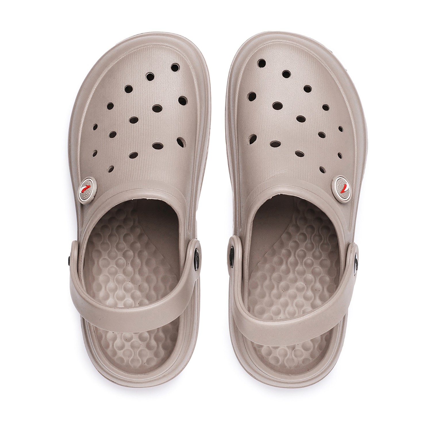 Men Beige Clogs