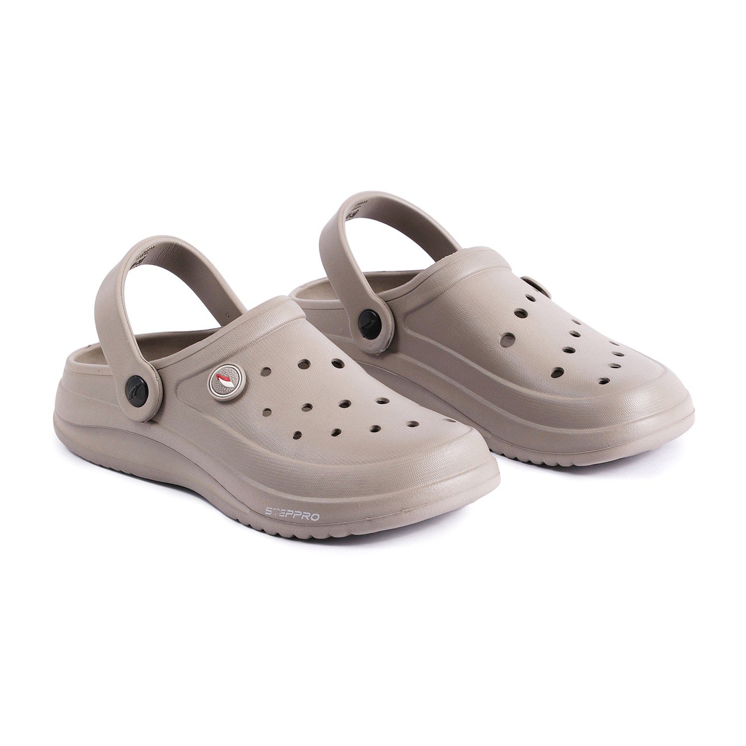 Men Beige Clogs