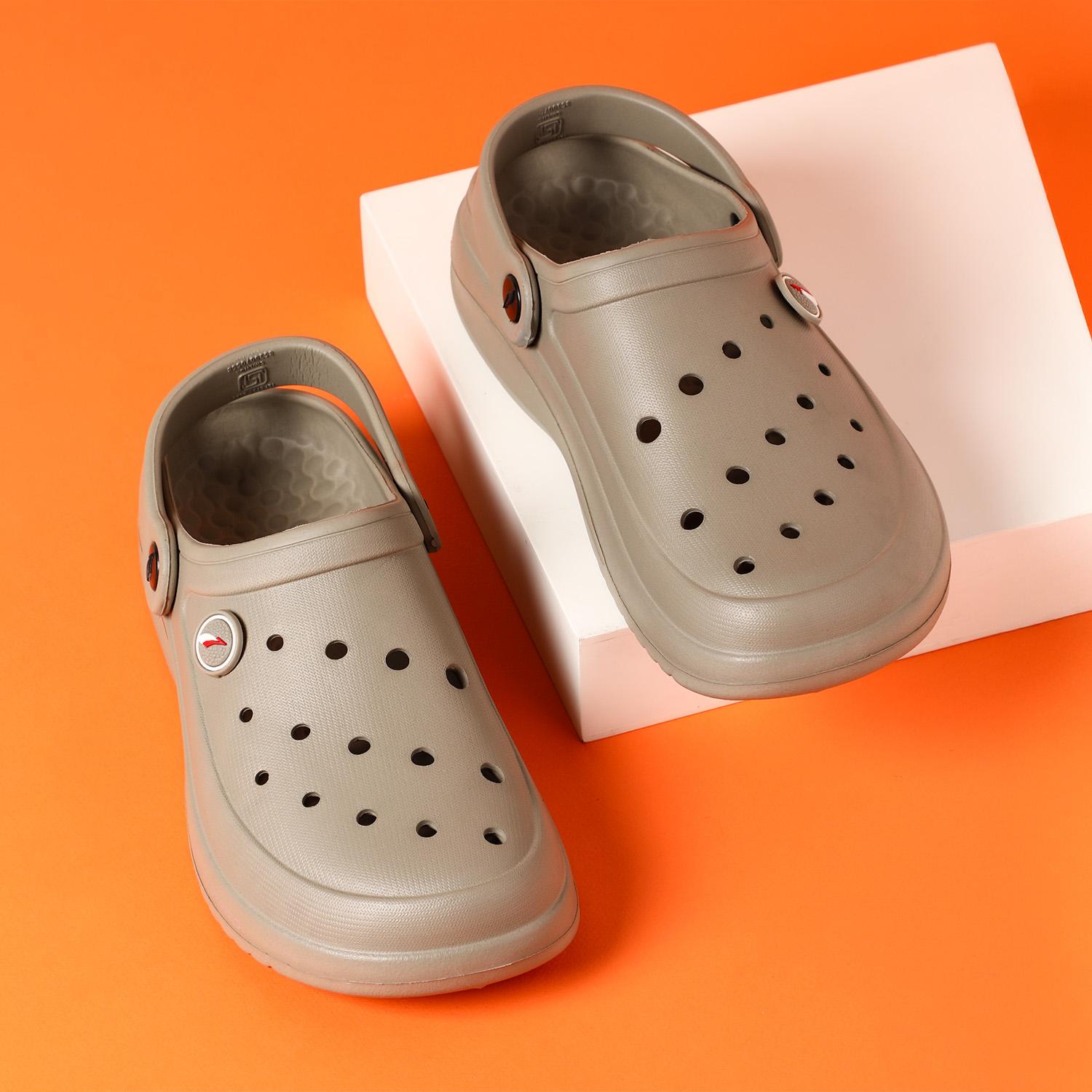 Men Beige Clogs