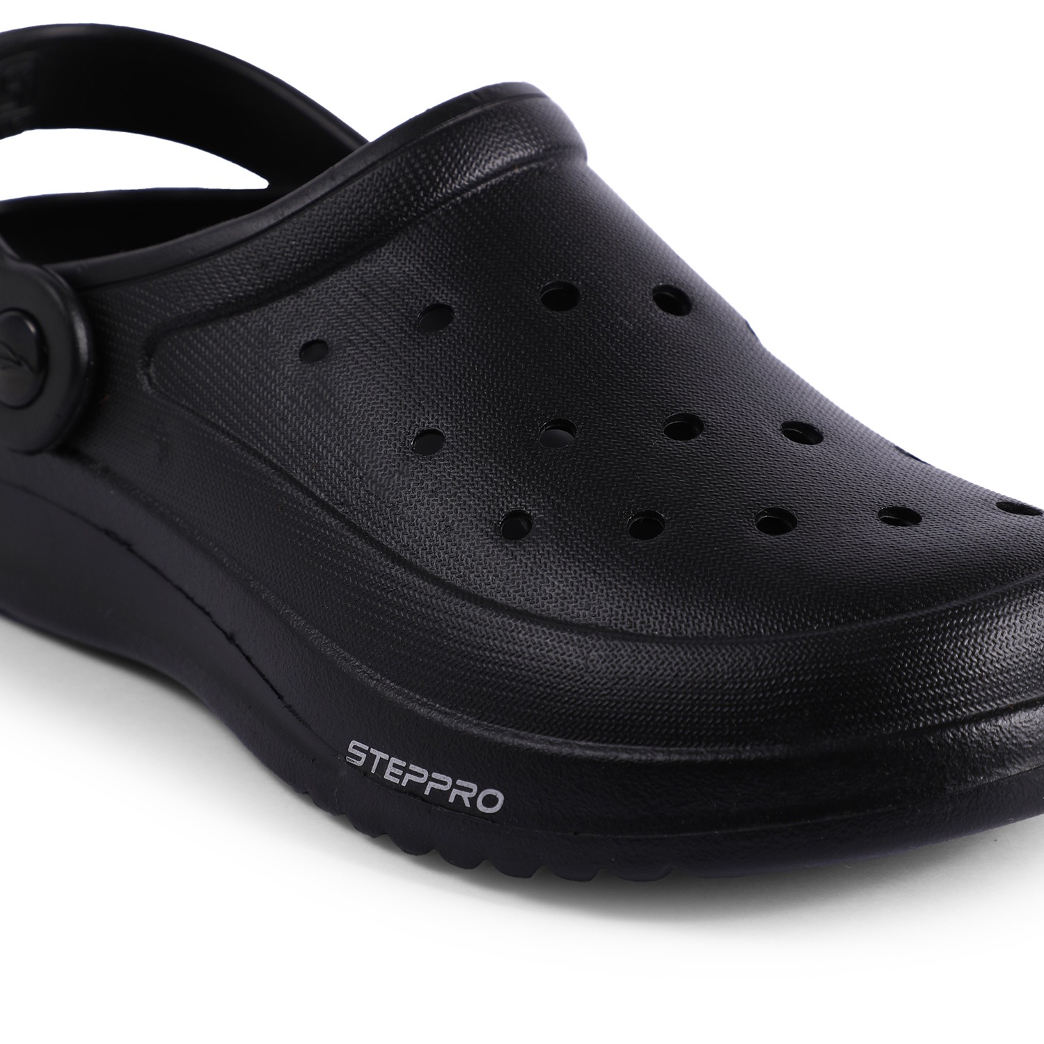 Men Black Clogs