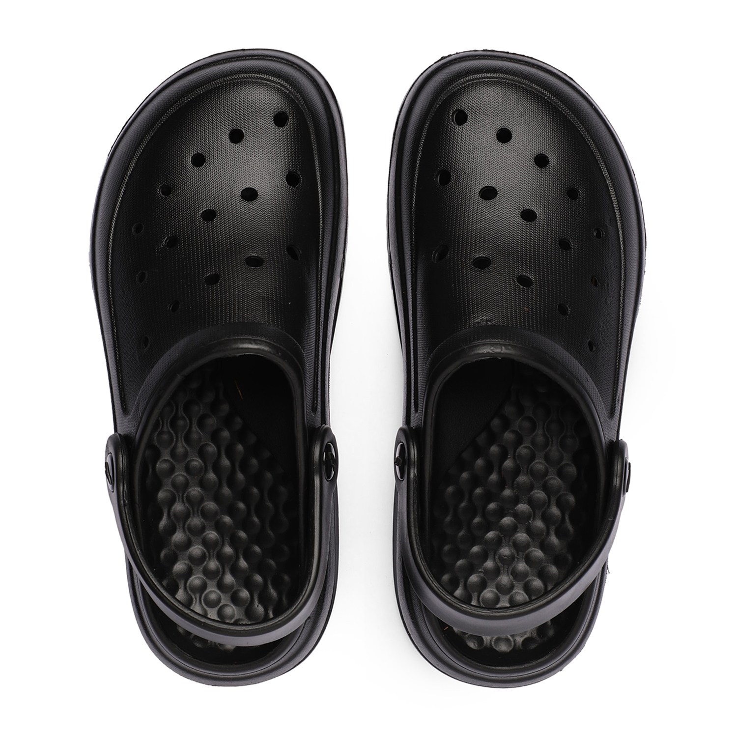 Men Black Clogs