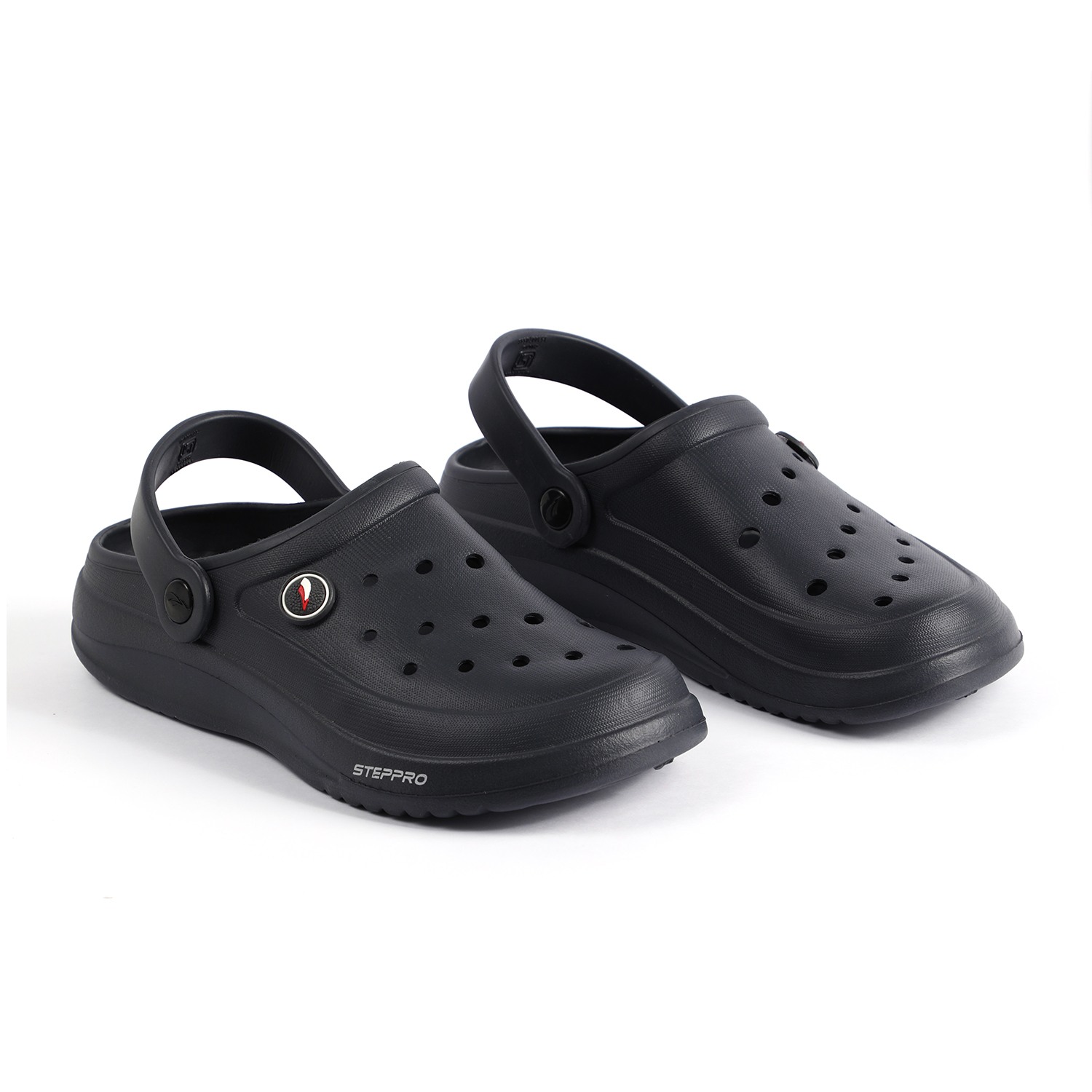Men Dark Grey Clogs