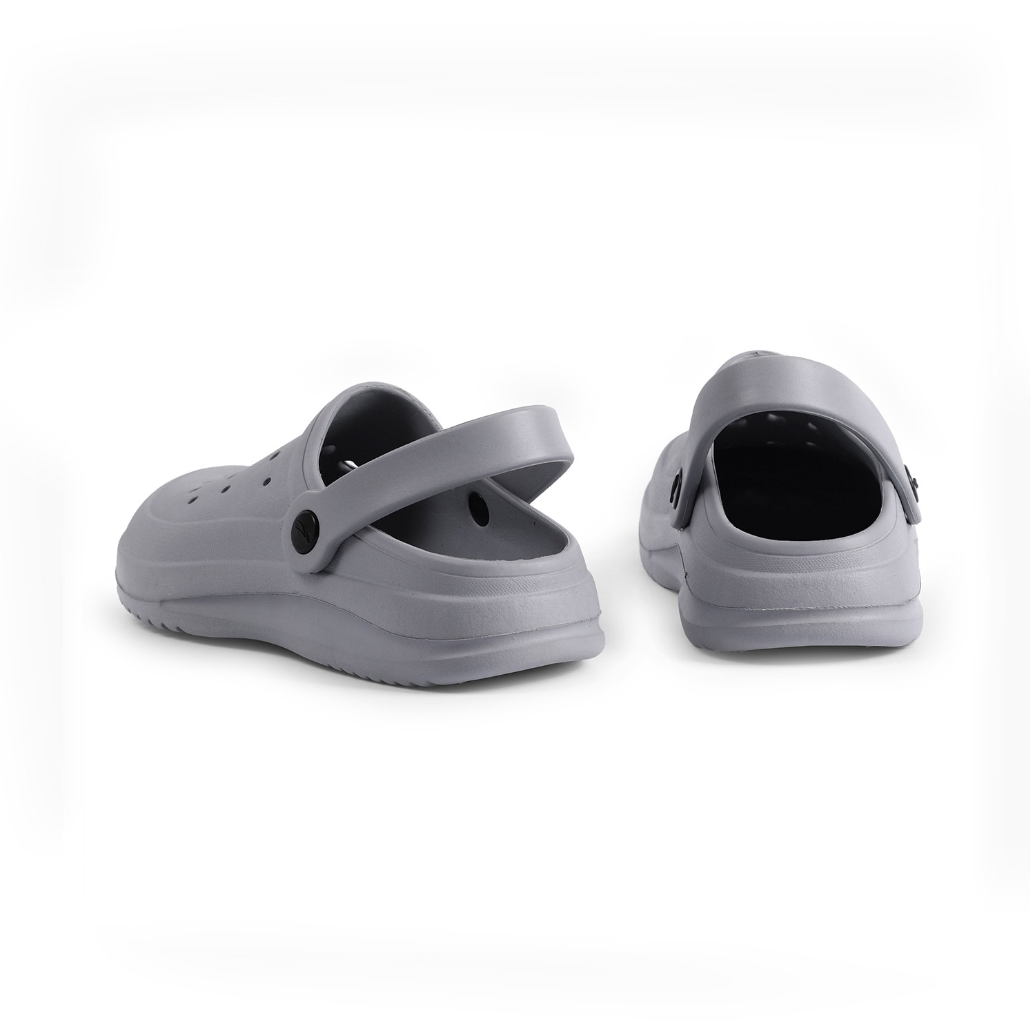 Men Light Grey Clogs