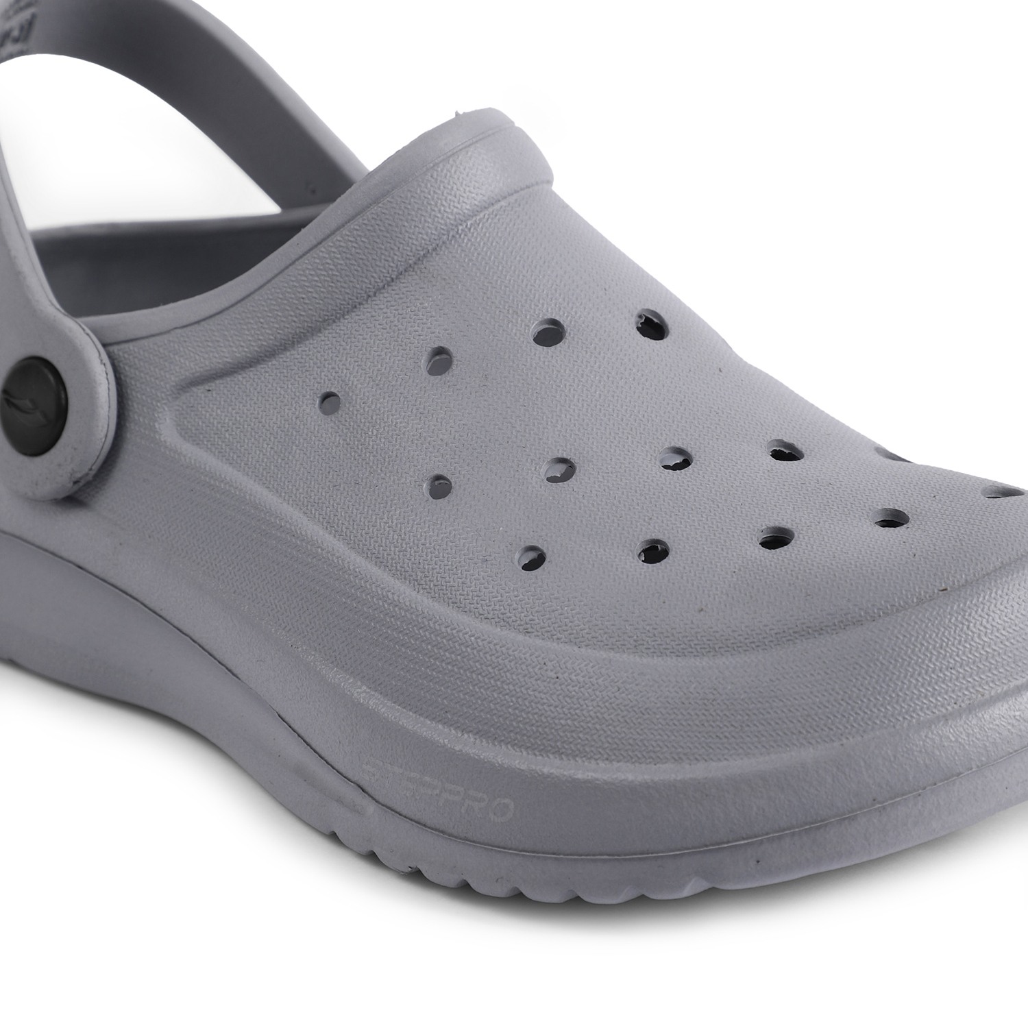 Men Light Grey Clogs
