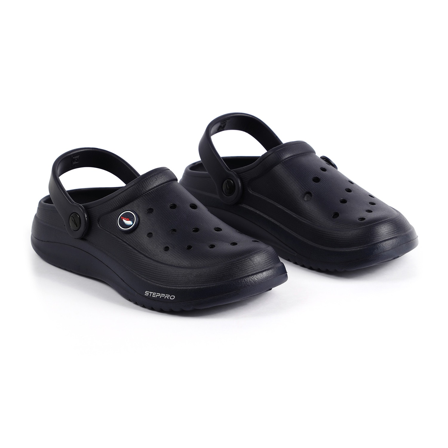 Men Navy Blue Clogs
