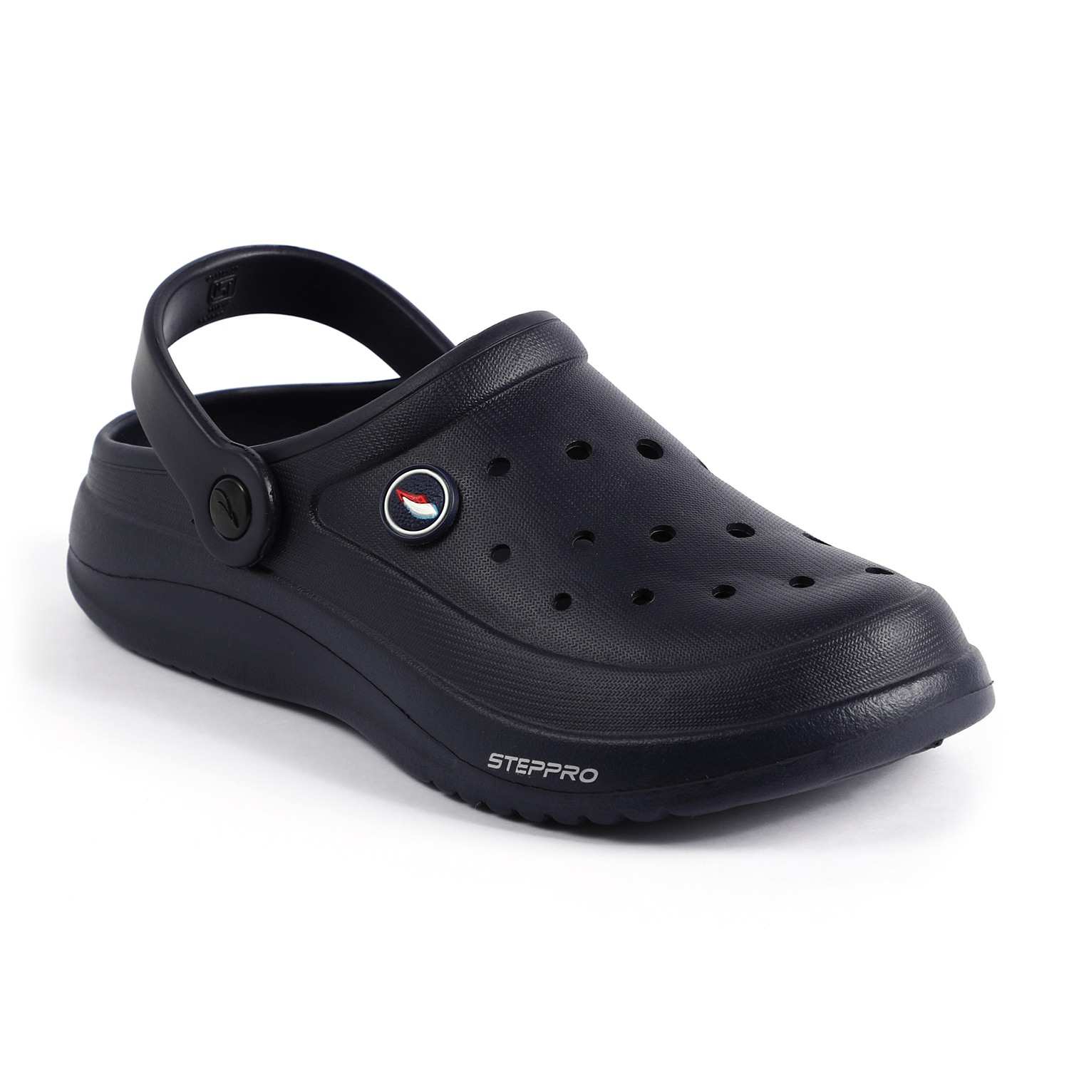 Men Navy Blue Clogs