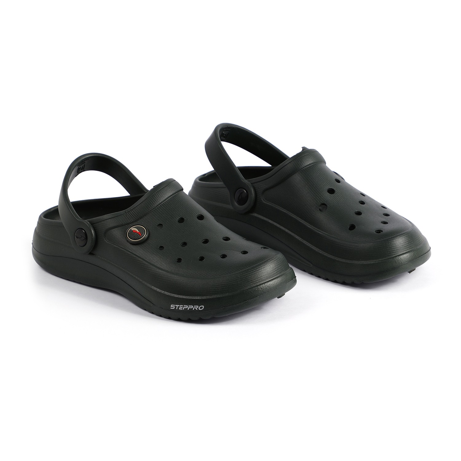 Men Olive Clogs