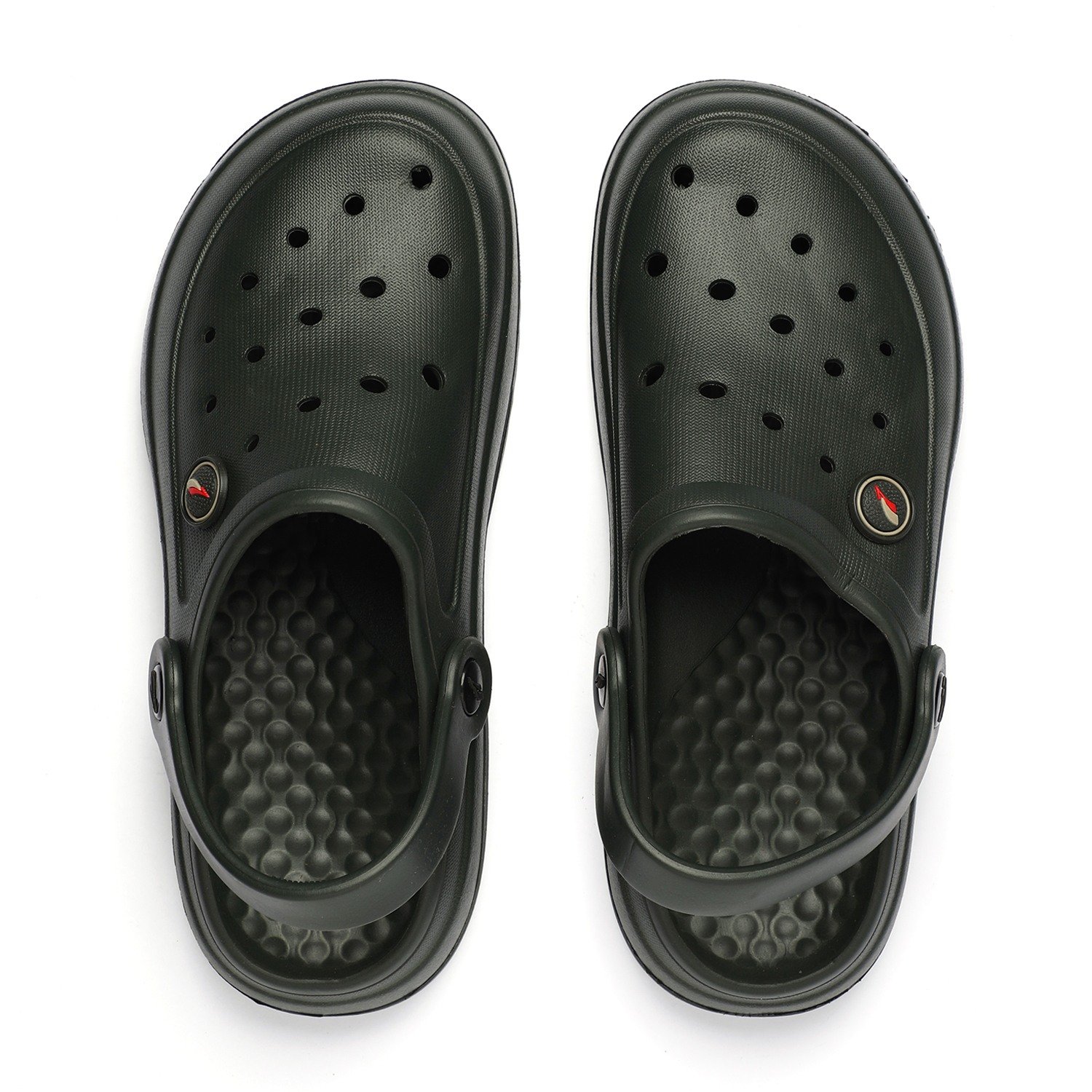 Men Olive Clogs