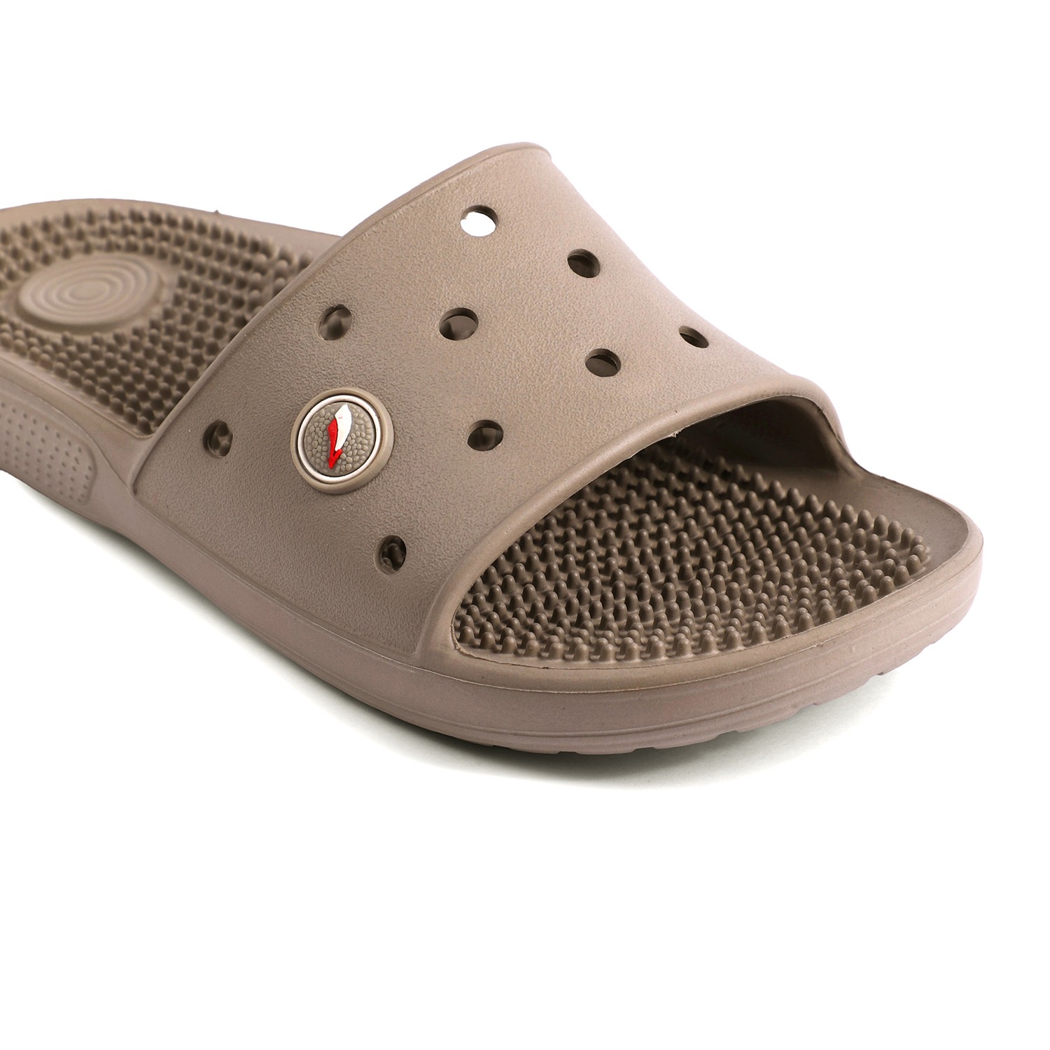 Men Beige Slides-Flip Slip On