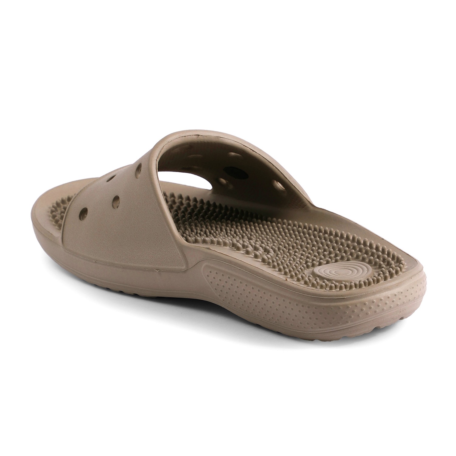 Men Beige Slides-Flip Slip On