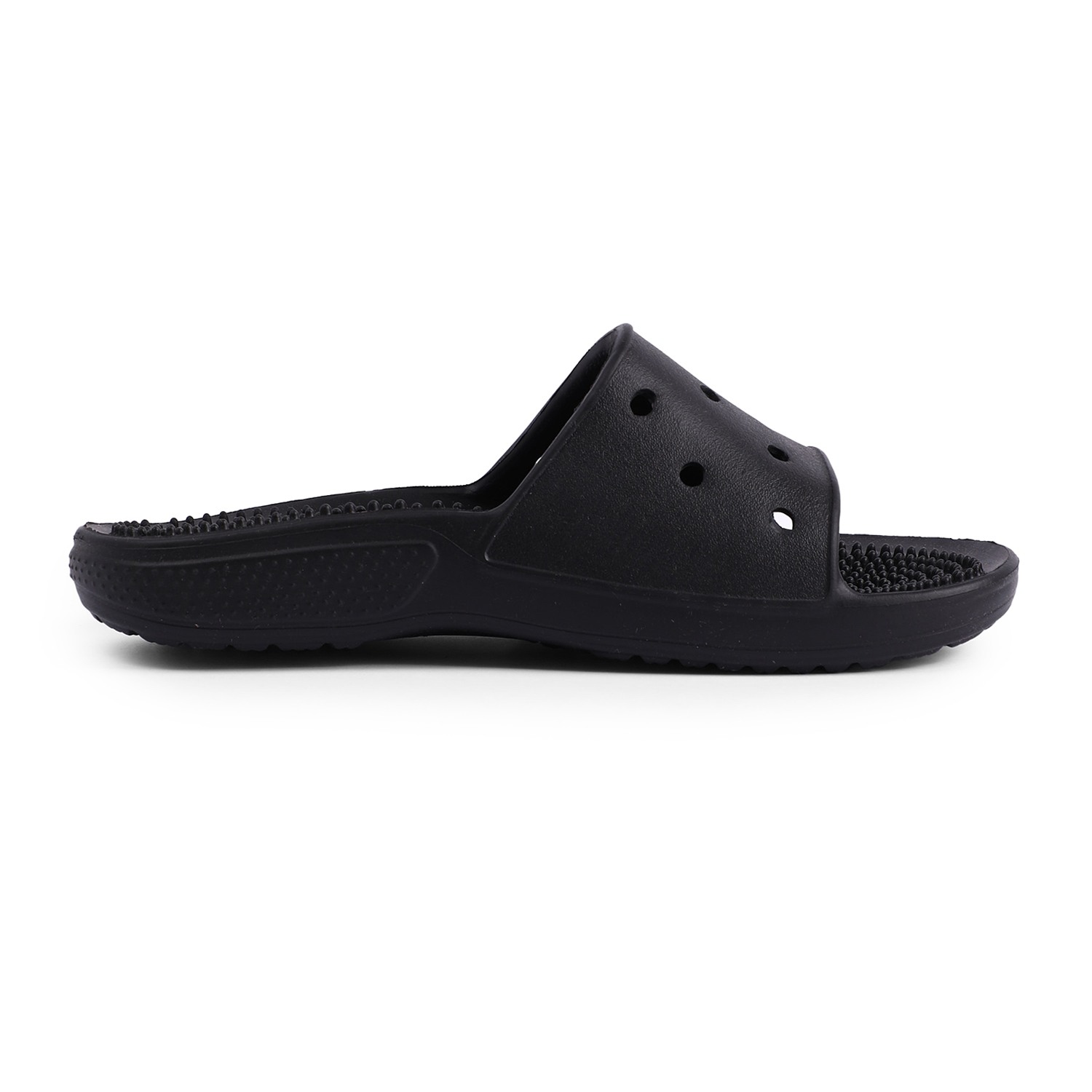 Men Black Slides-Flip Slip On