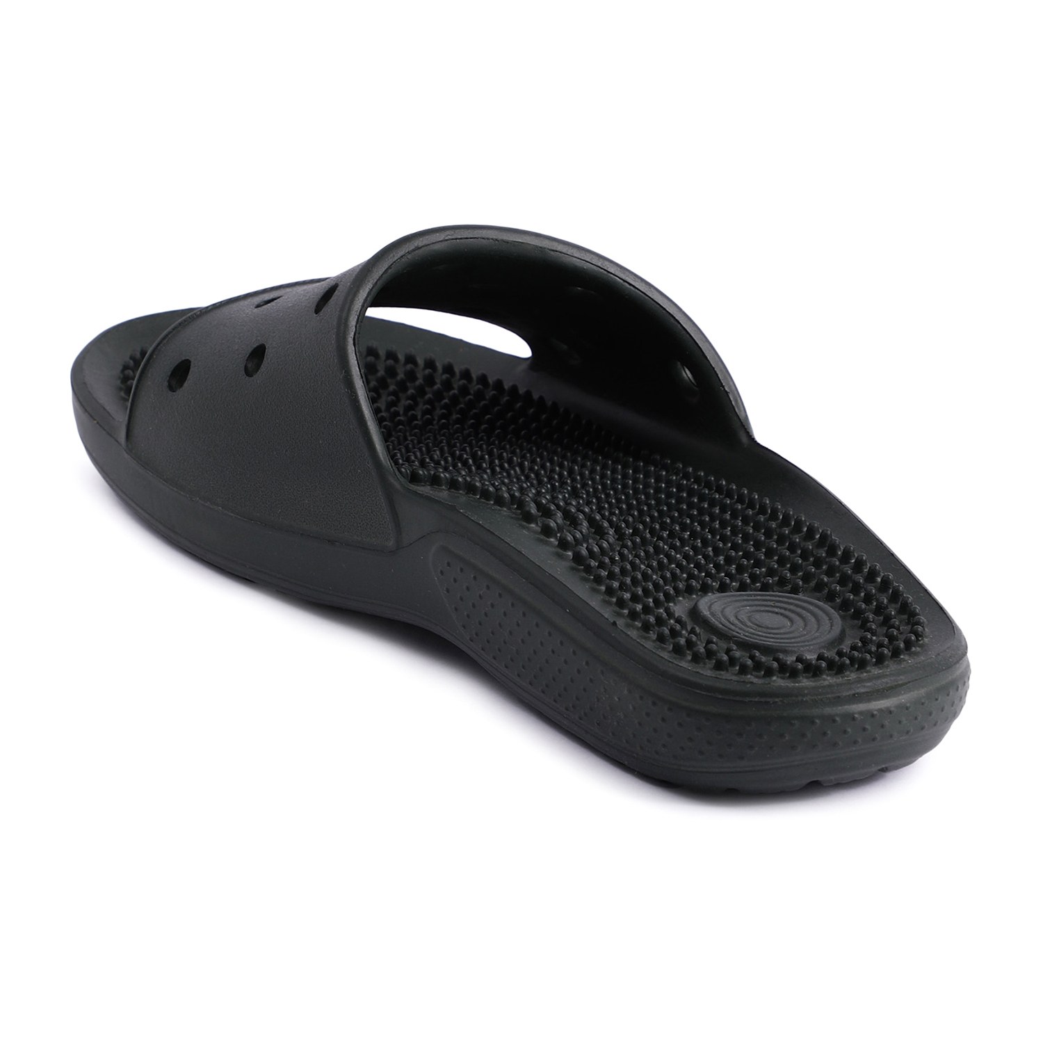 Men Dark Grey Slides-Flip Slip On