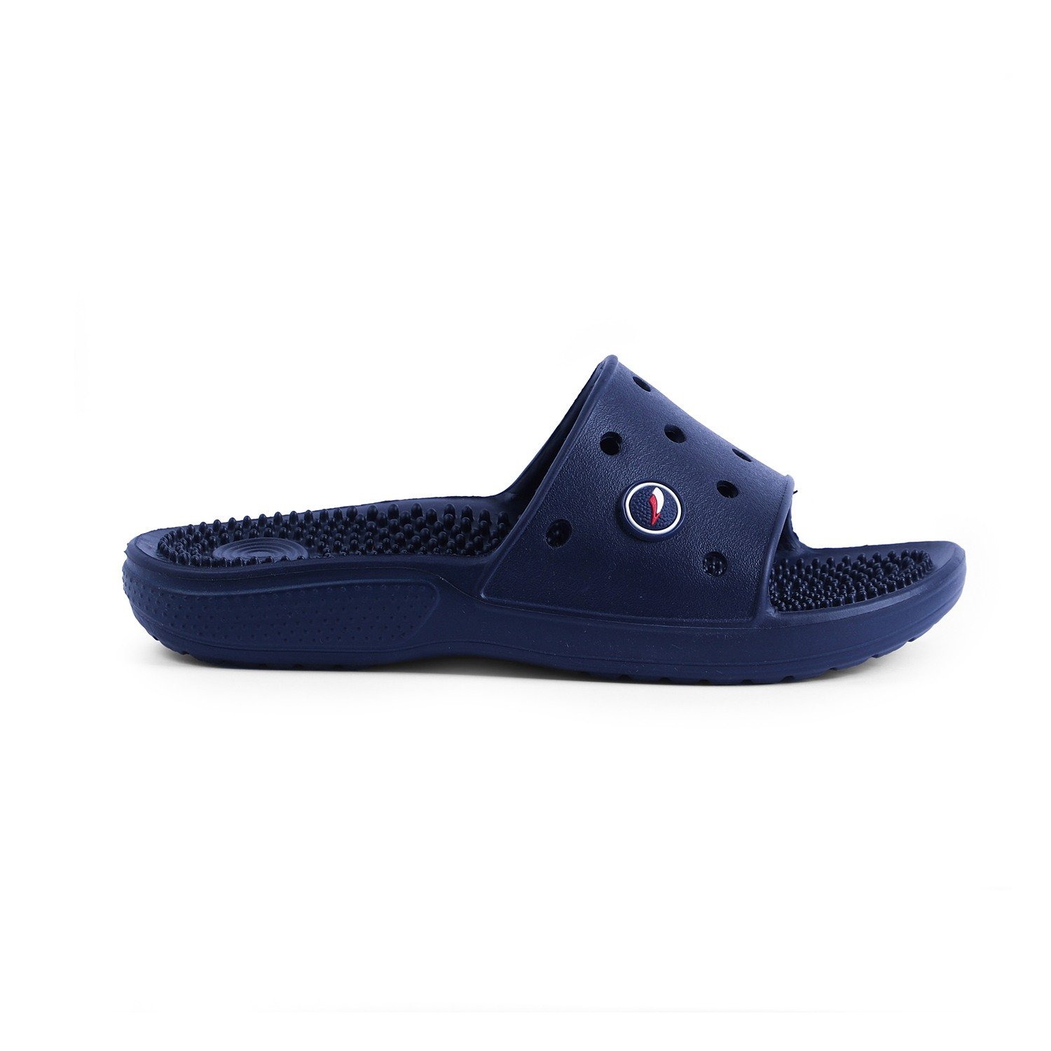 Men Navy Blue Slides-Flip Slip On