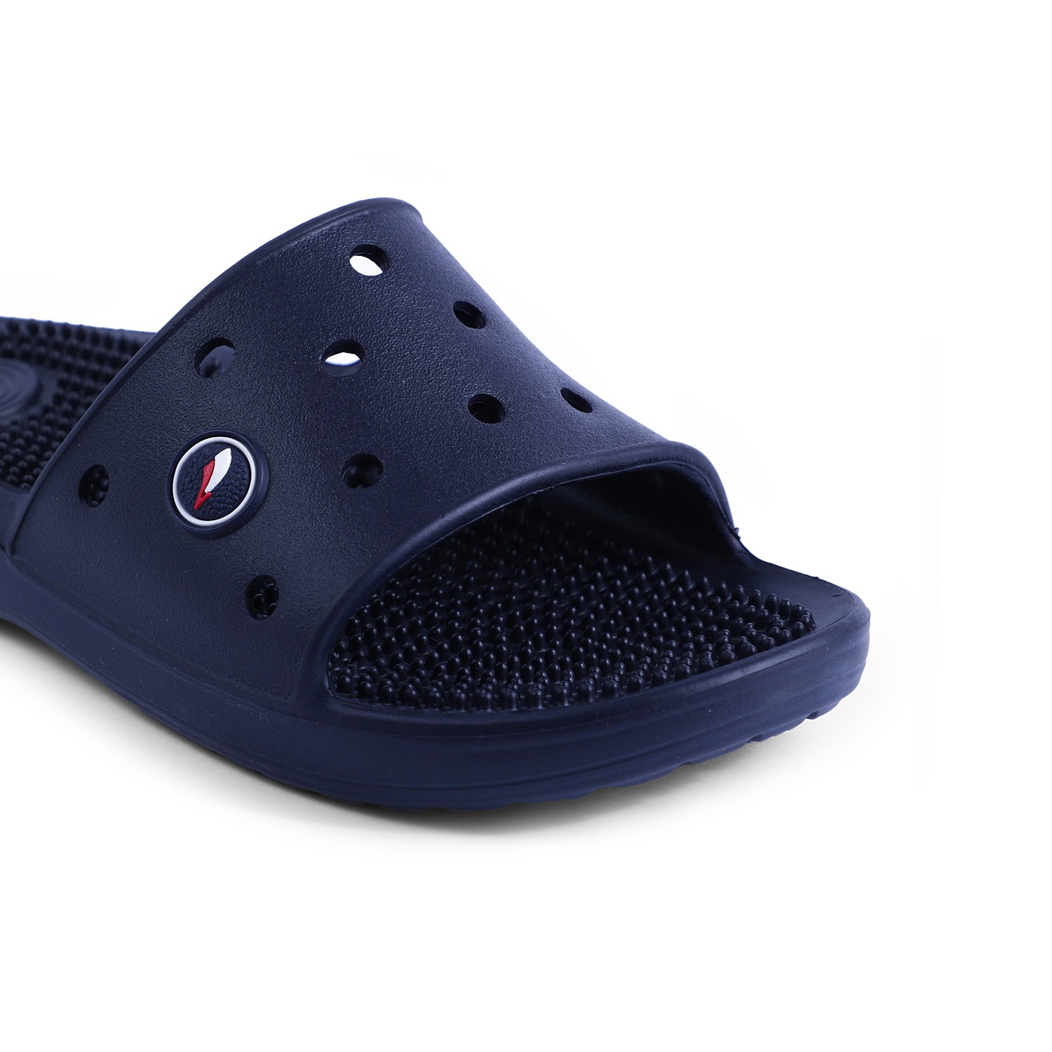 Men Navy Blue Slides-Flip Slip On