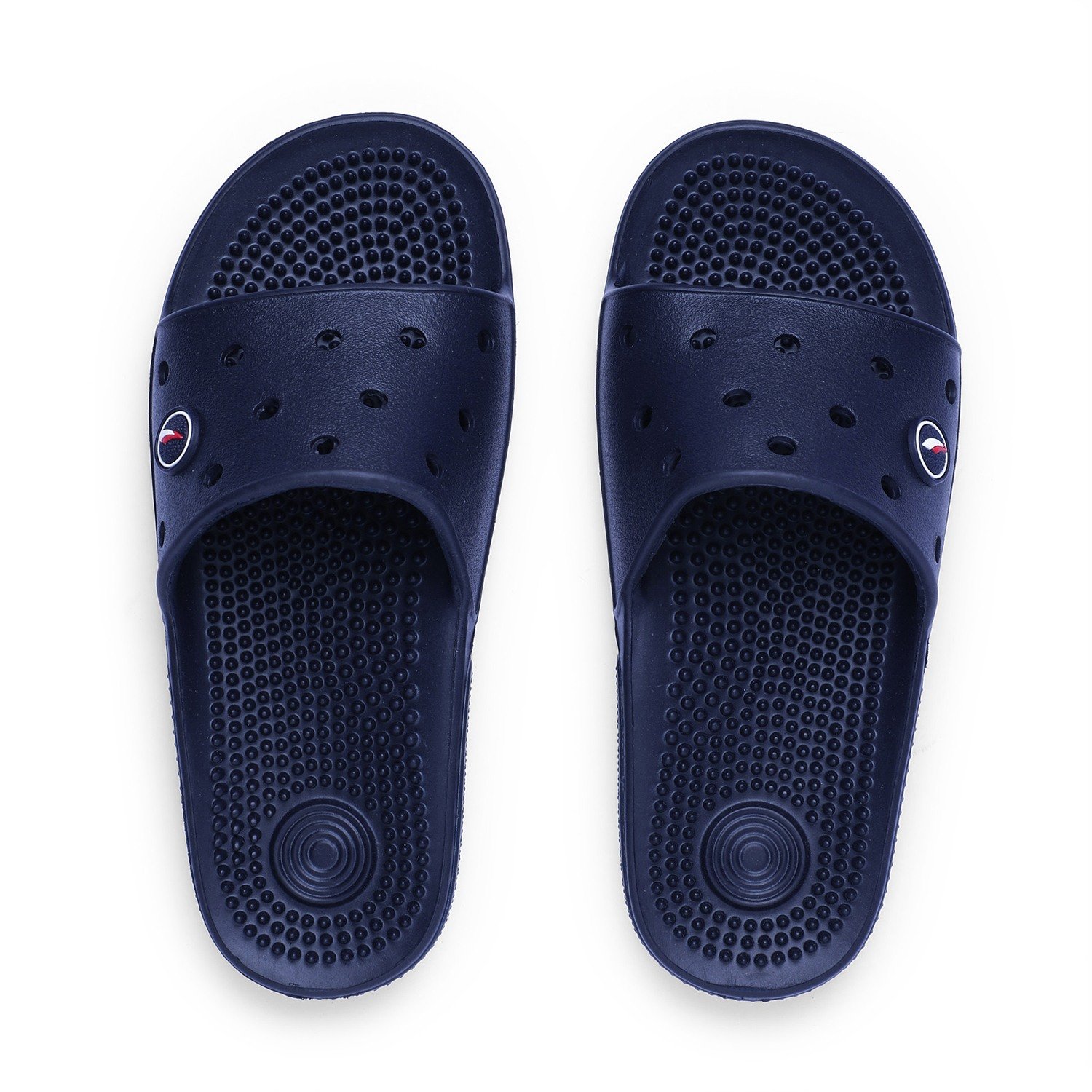 Men Navy Blue Slides-Flip Slip On