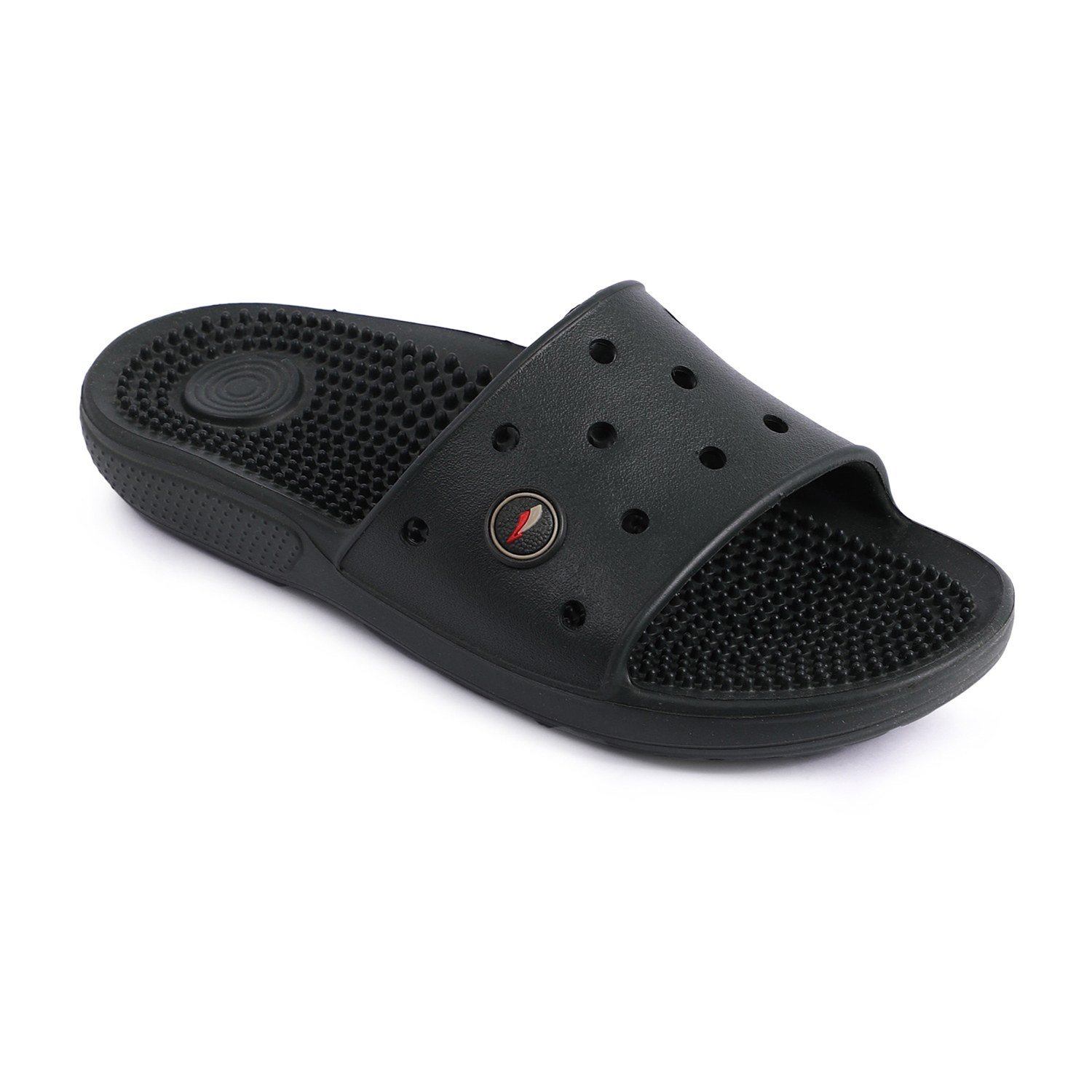 Men Olive Slides-Flip Slip On