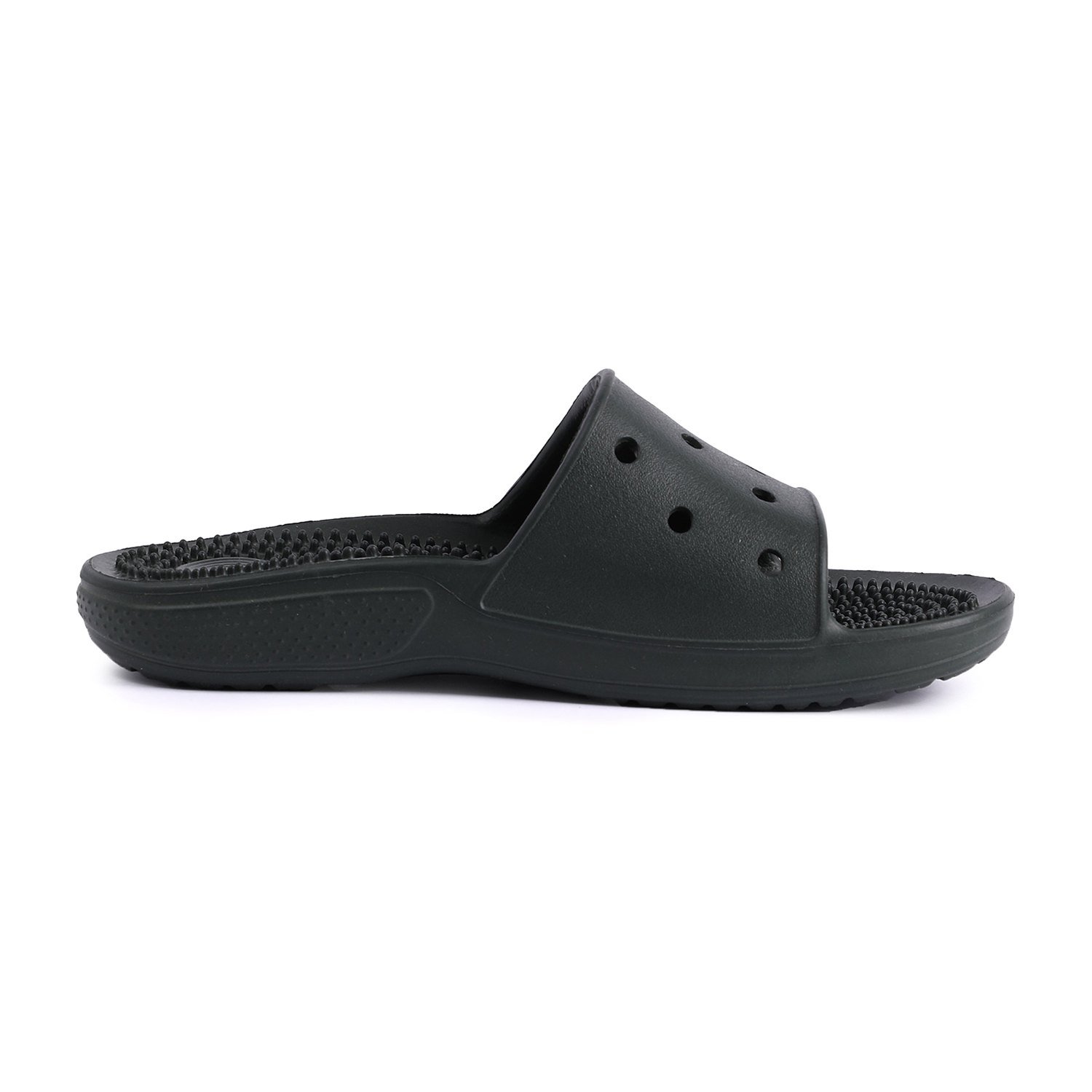 Men Olive Slides-Flip Slip On