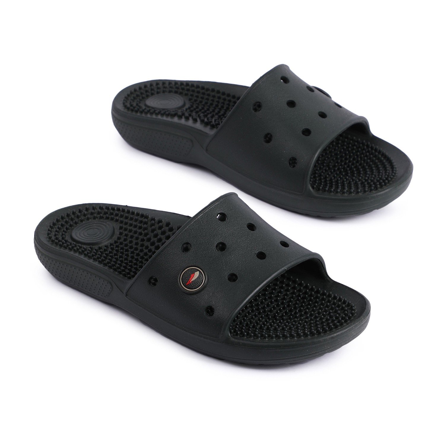 Men Olive Slides-Flip Slip On