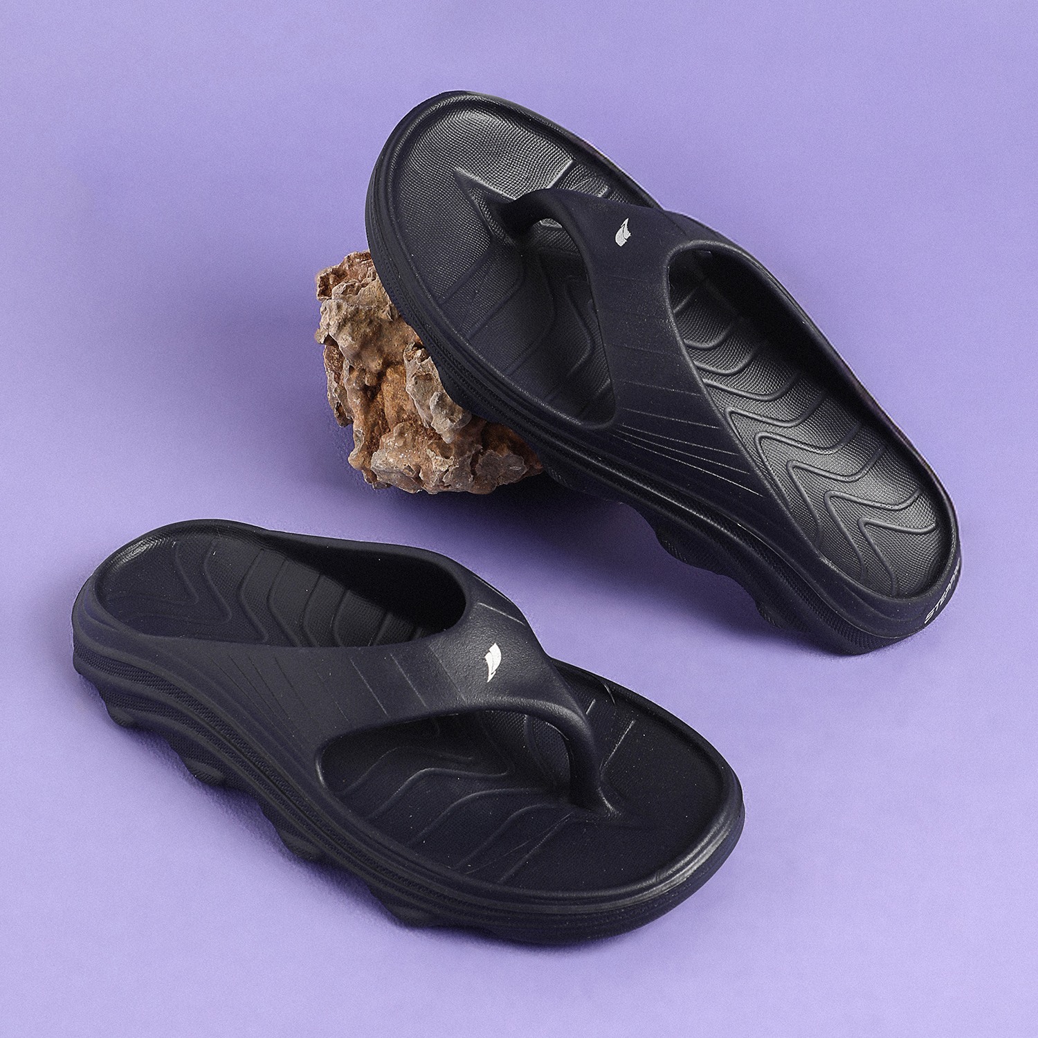 Men Navy Blue Flipflops