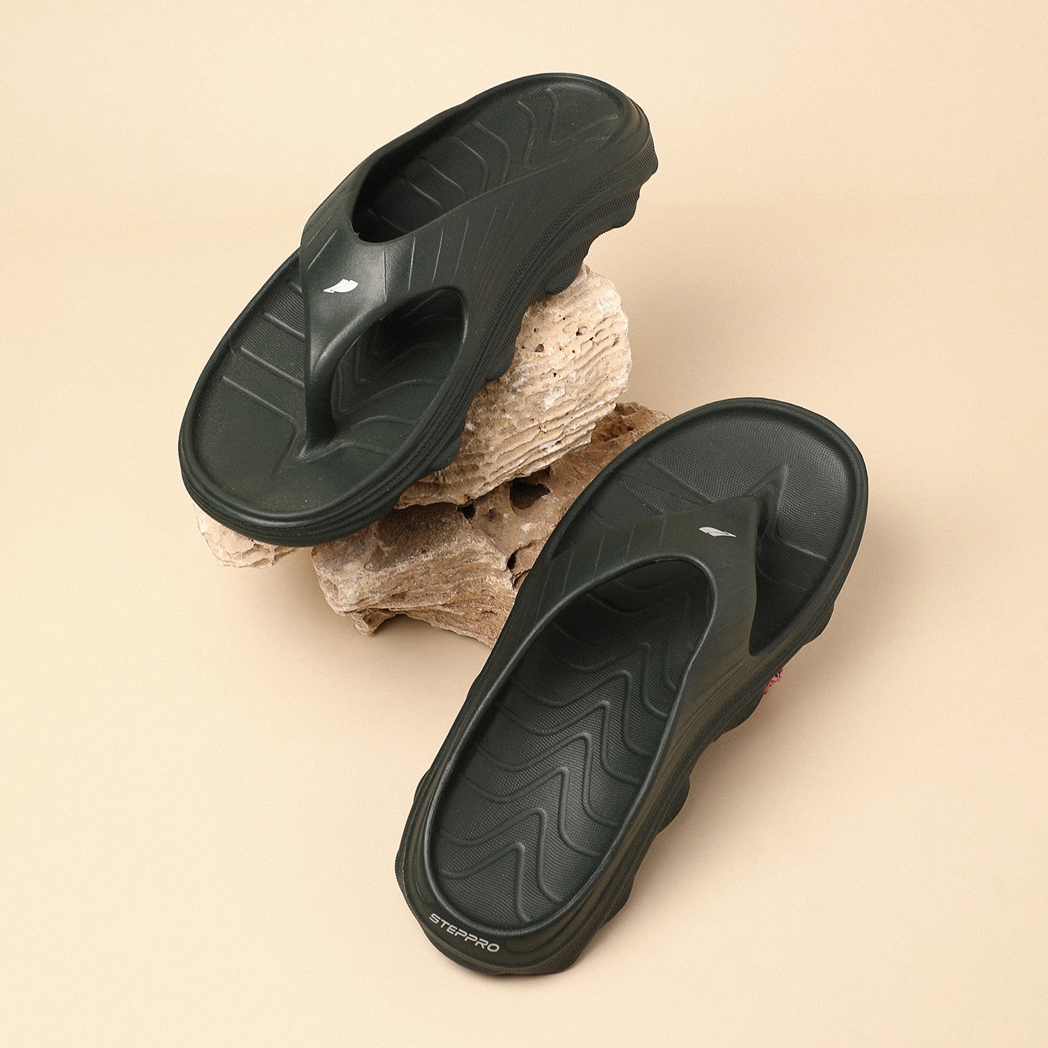 Men Olive Flipflops