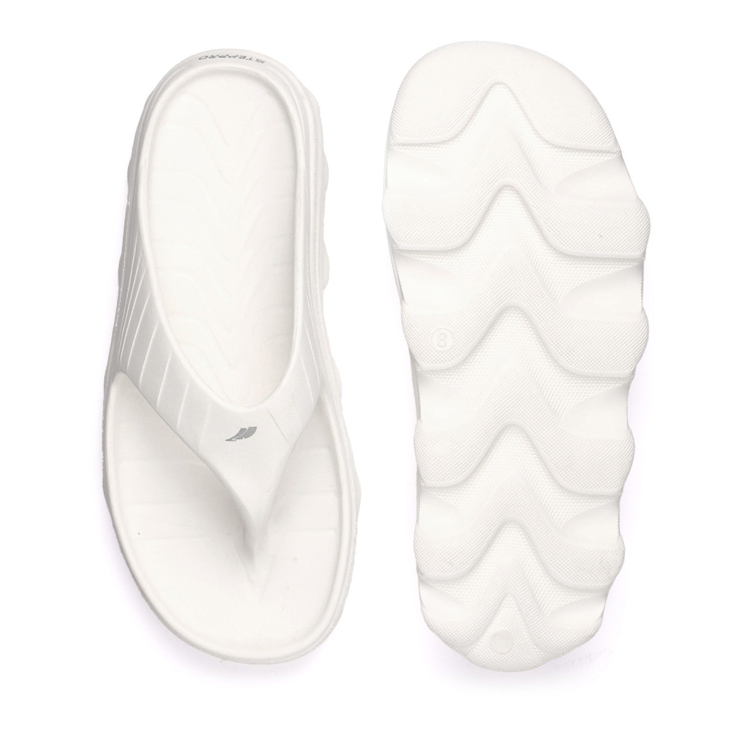Men White Flipflops